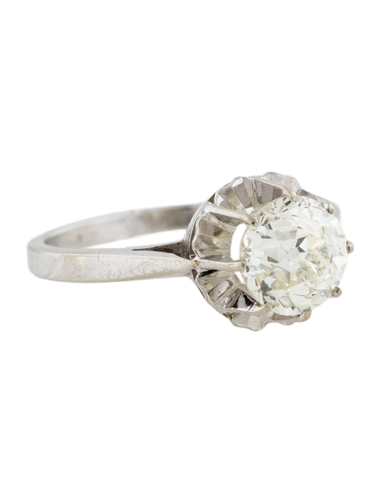 Ring 18K 2.04ct. Old European Cut Diamond