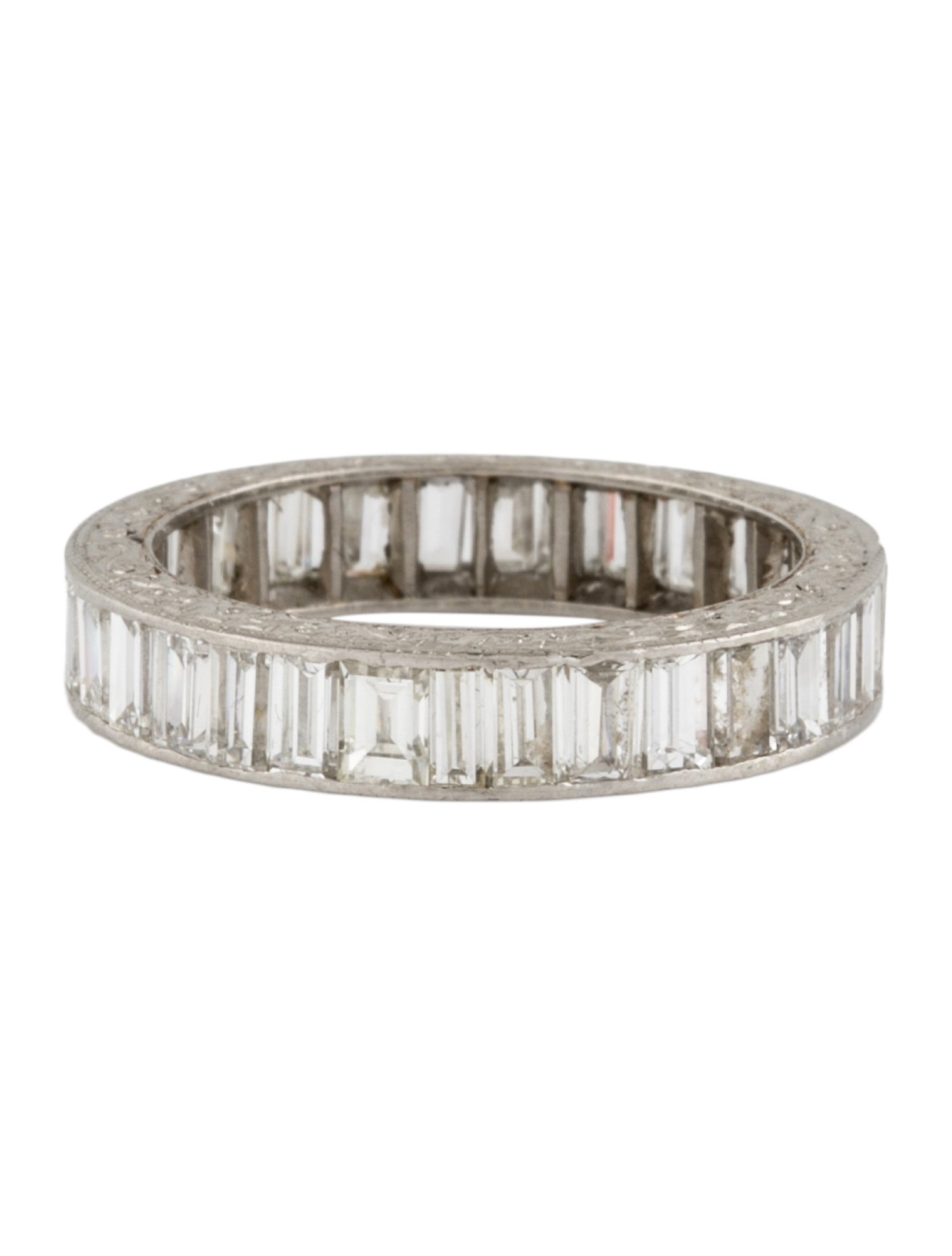 Ring Platinum 2.78ctw Diamond Eternity Band Ring