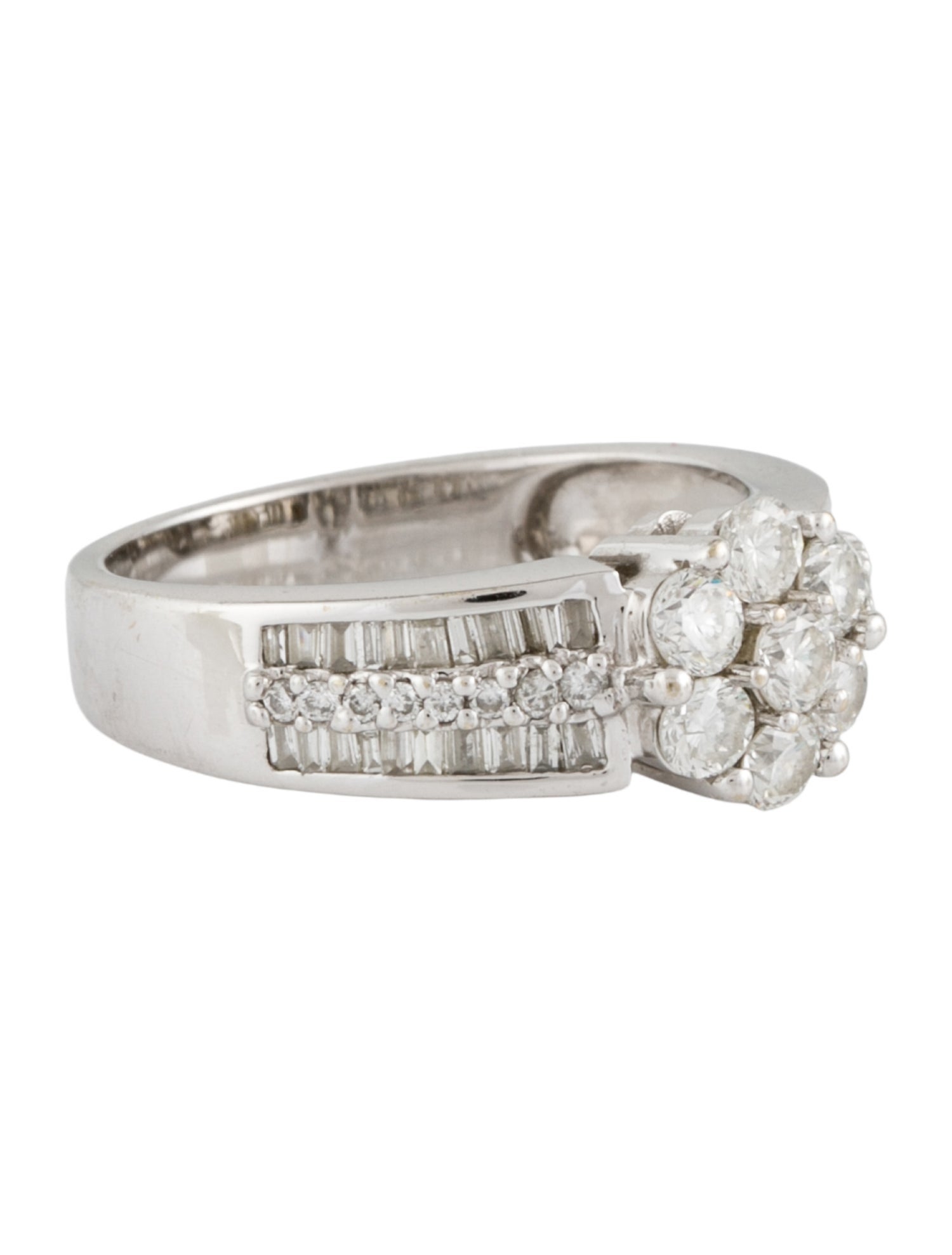 Ring 18K 1.16ctw Diamond Cocktail