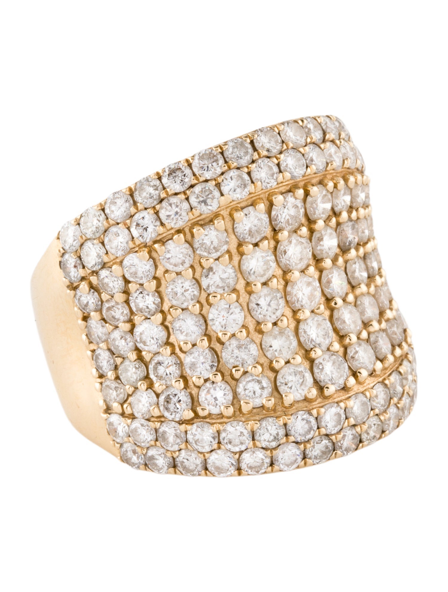 Ring 14K 3.89ctw Diamond