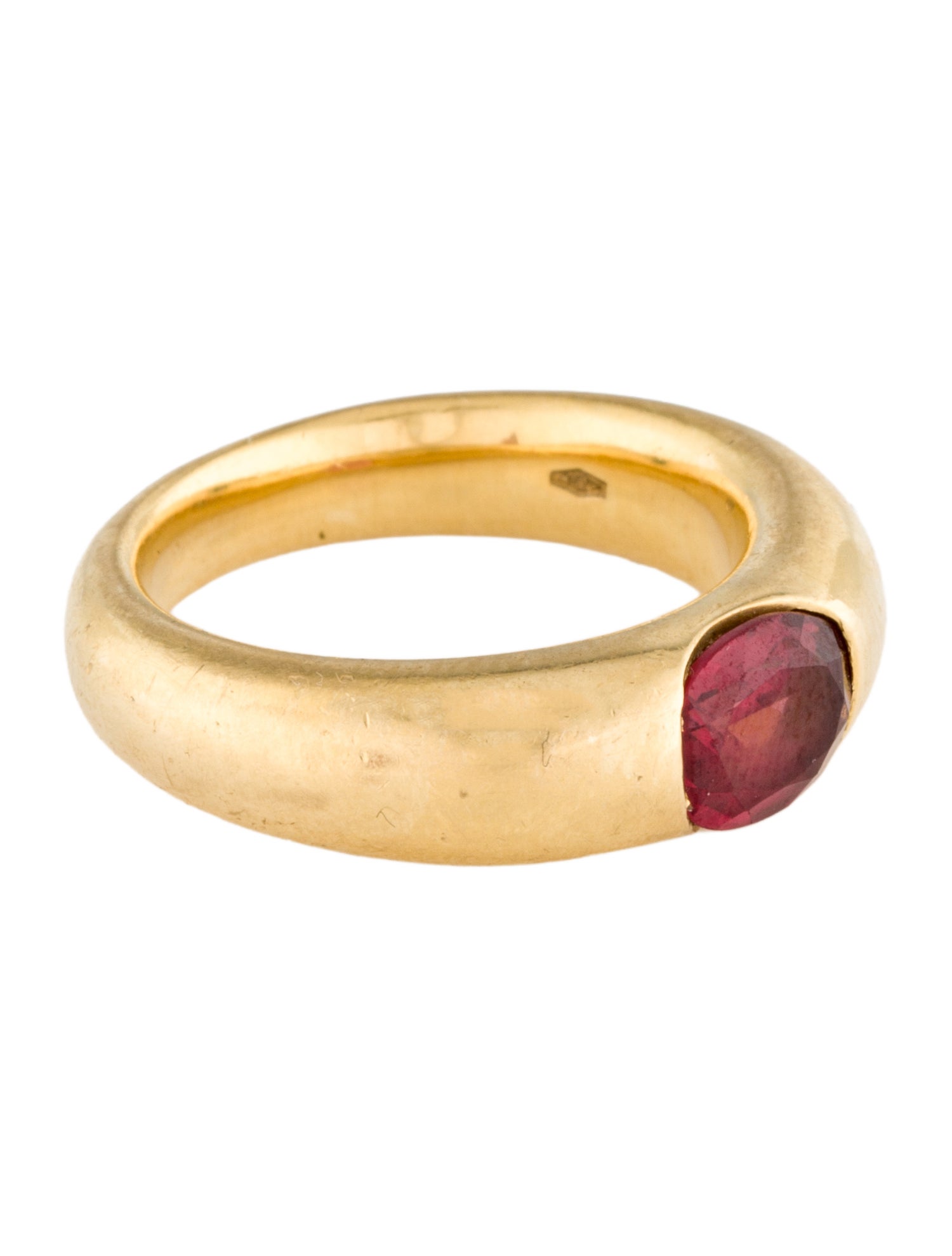 Ring 18K 1.61ctw Garnet Band