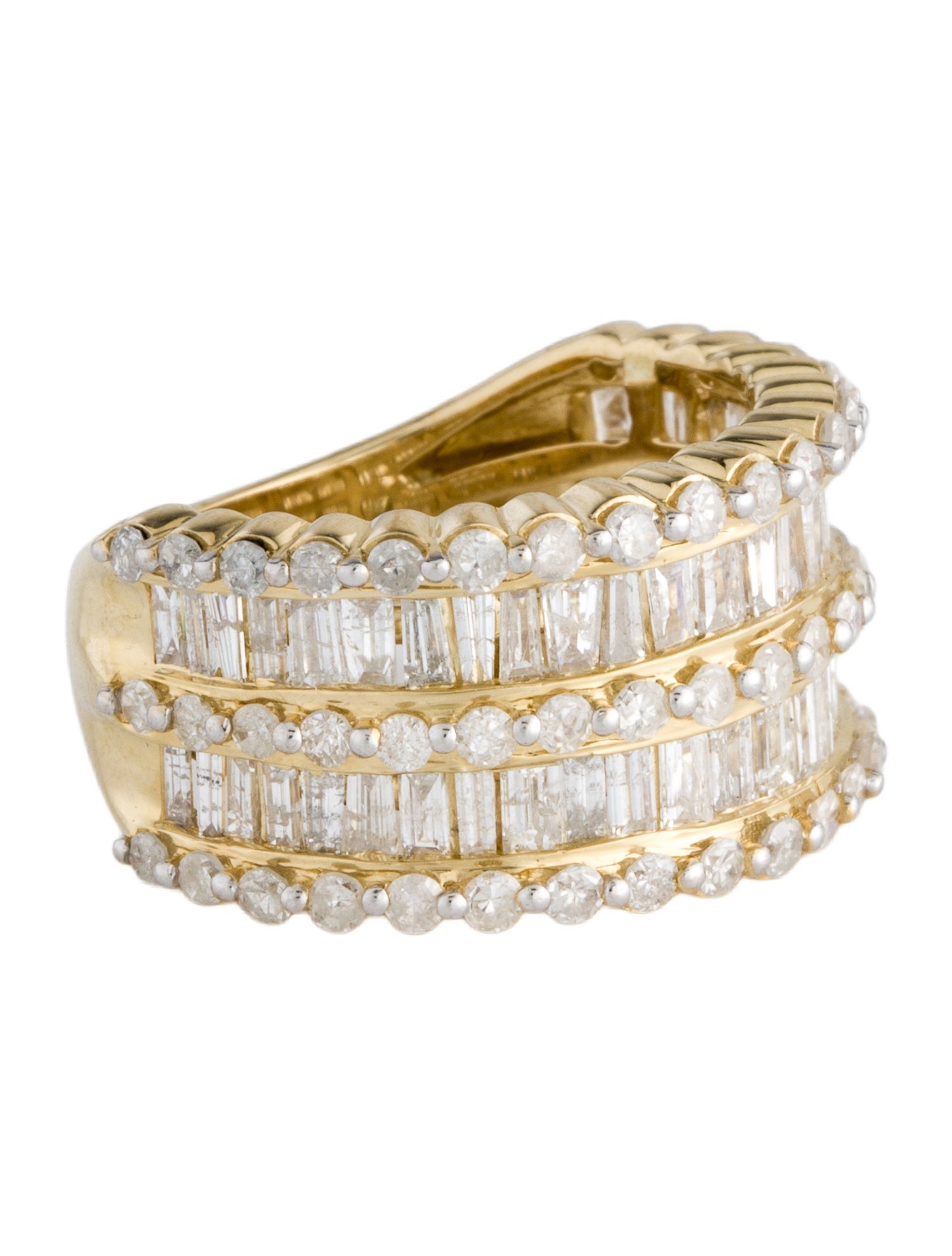 Ring 14K 3.54ctw Diamond Band