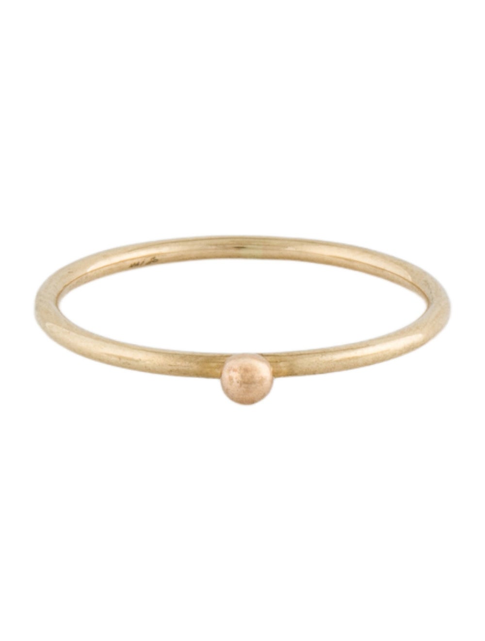 14K Bead Stack Ring - image 3
