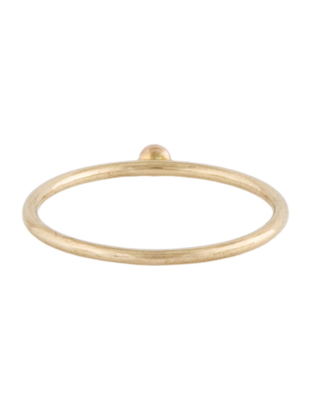 14K Bead Stack Ring - image 4