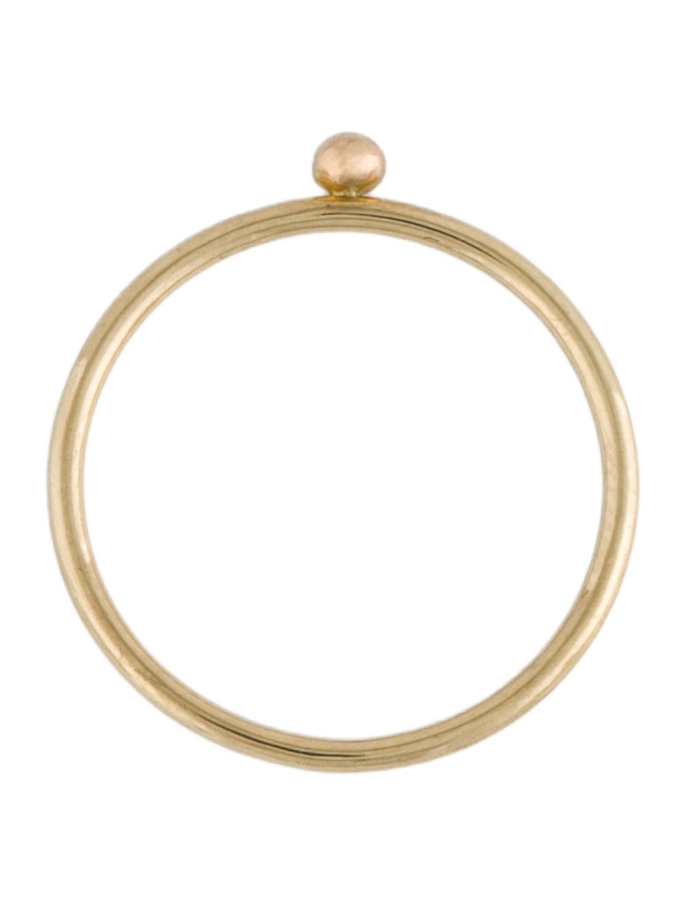 14K Bead Stack Ring - image 5