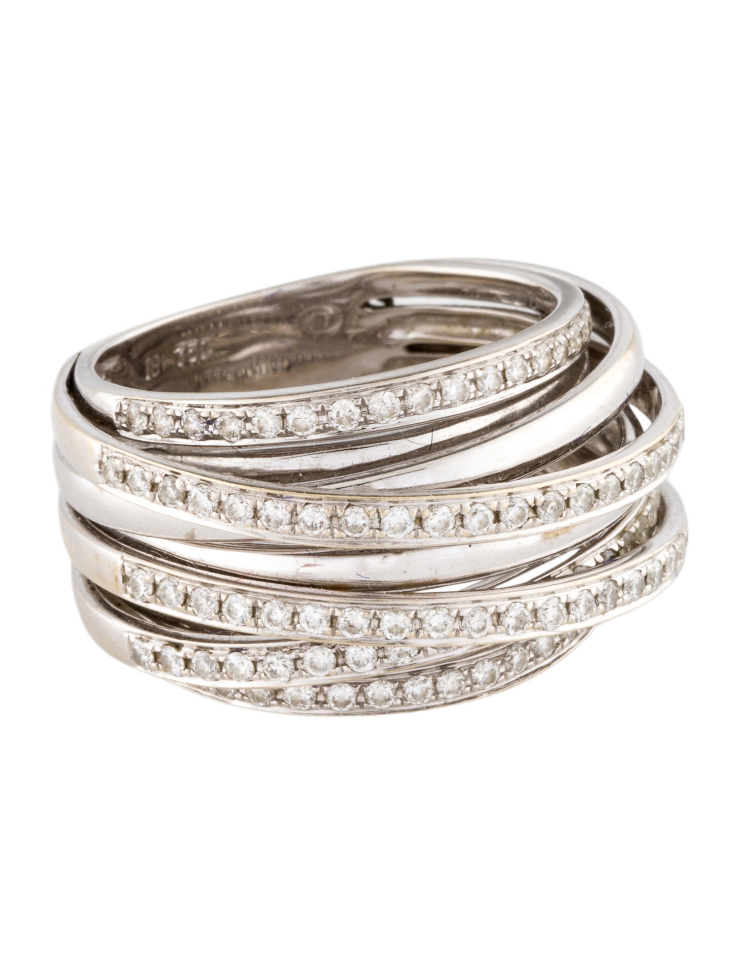 Ring 18K Diamond Crossover