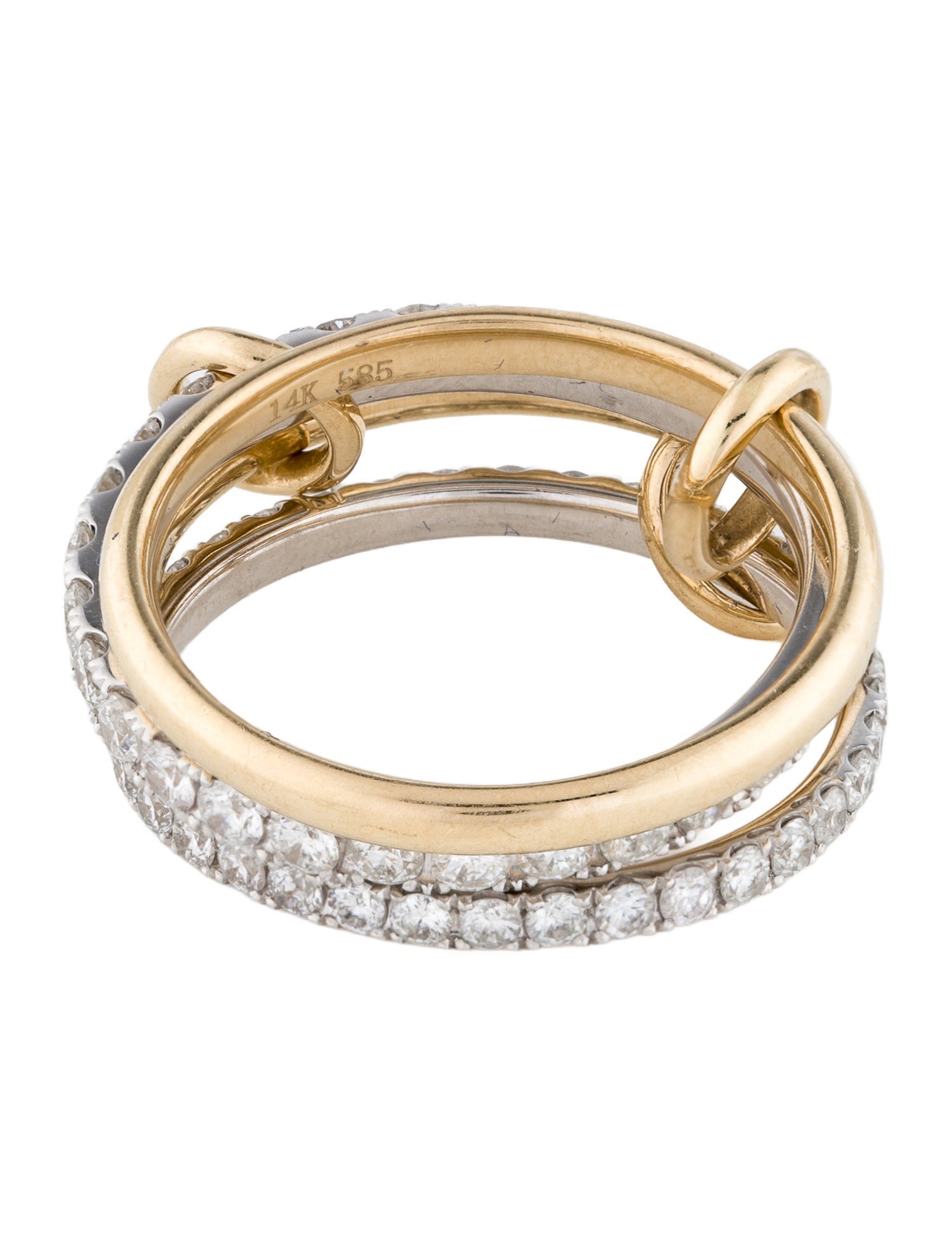 Ring 14K 1.94ctw Diamond Interlock