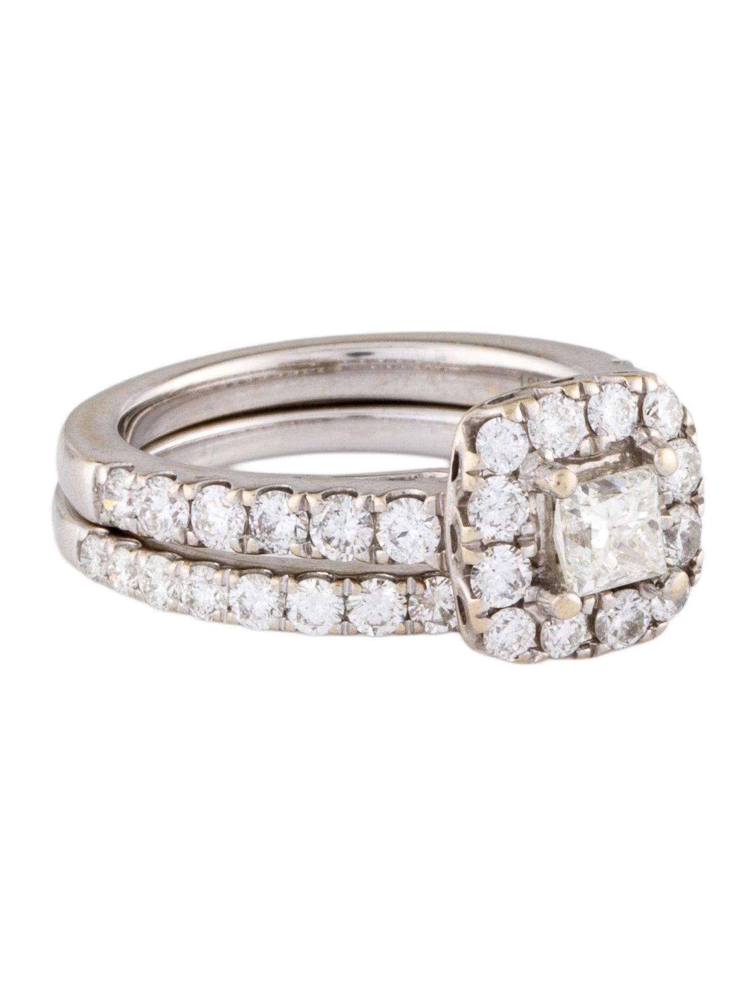 Marchesa 18K Diamond Wedding Set