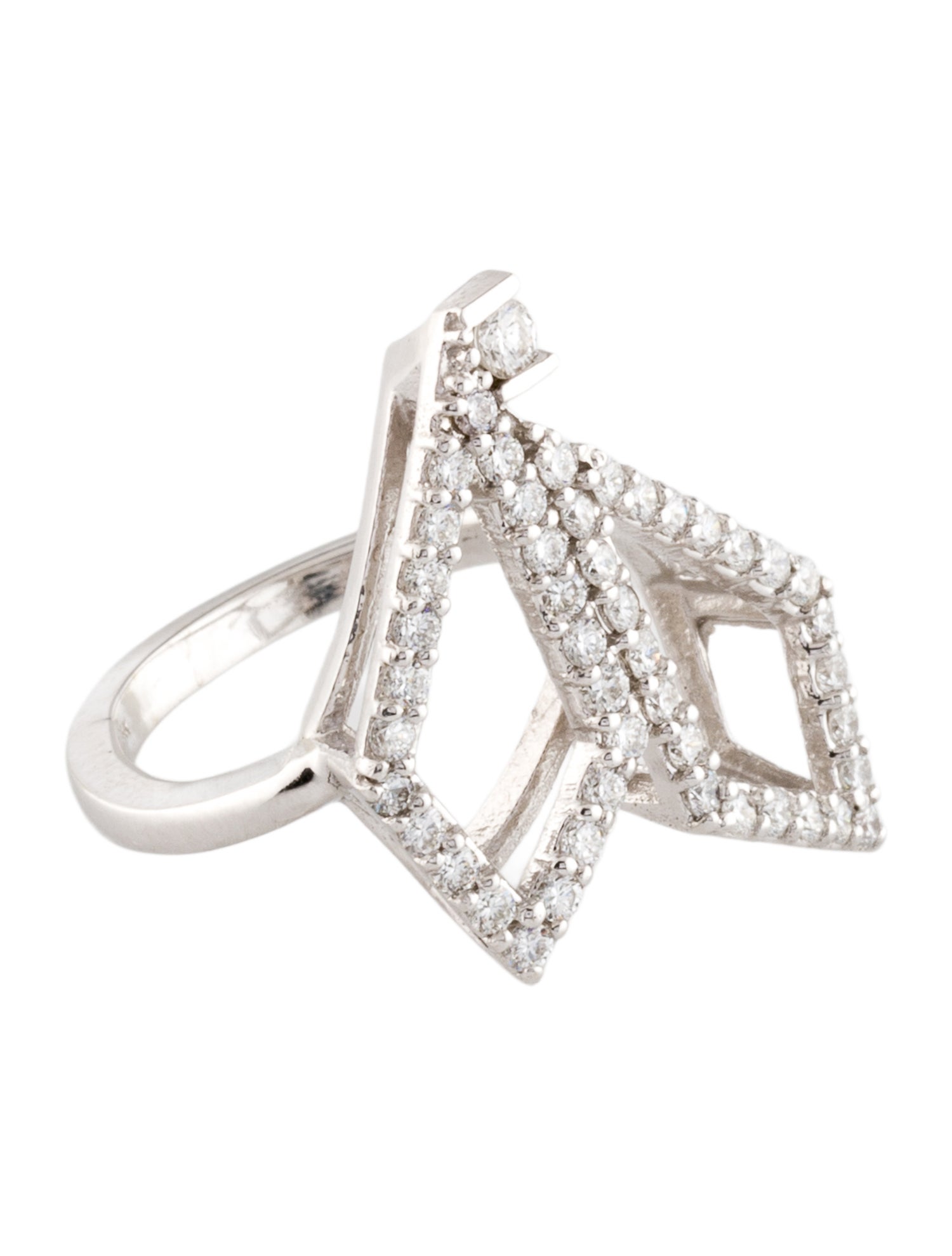 Ring 14K Diamond Cocktail