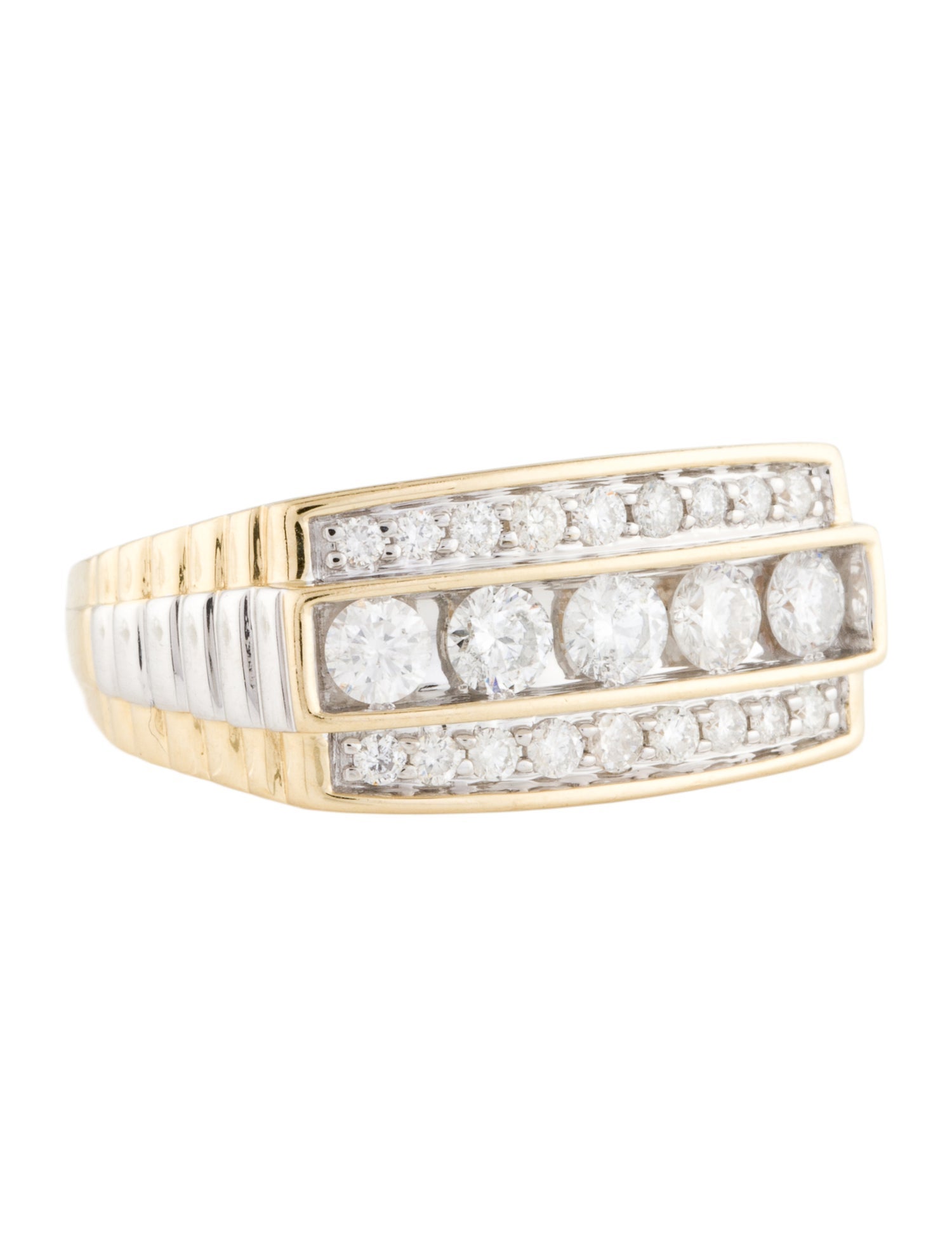 Ring 14K Diamond Signet
