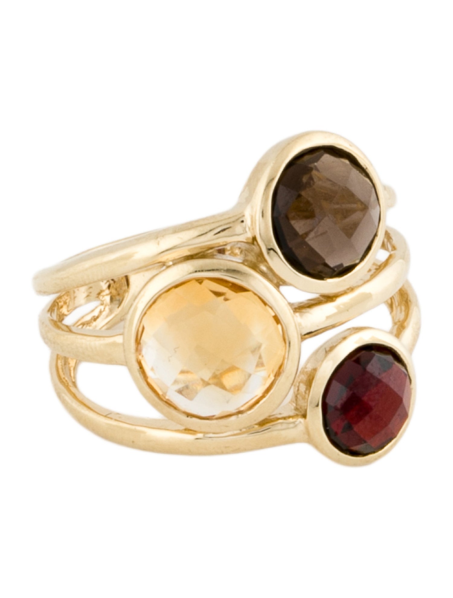 Ring 14K Multistone Cocktail