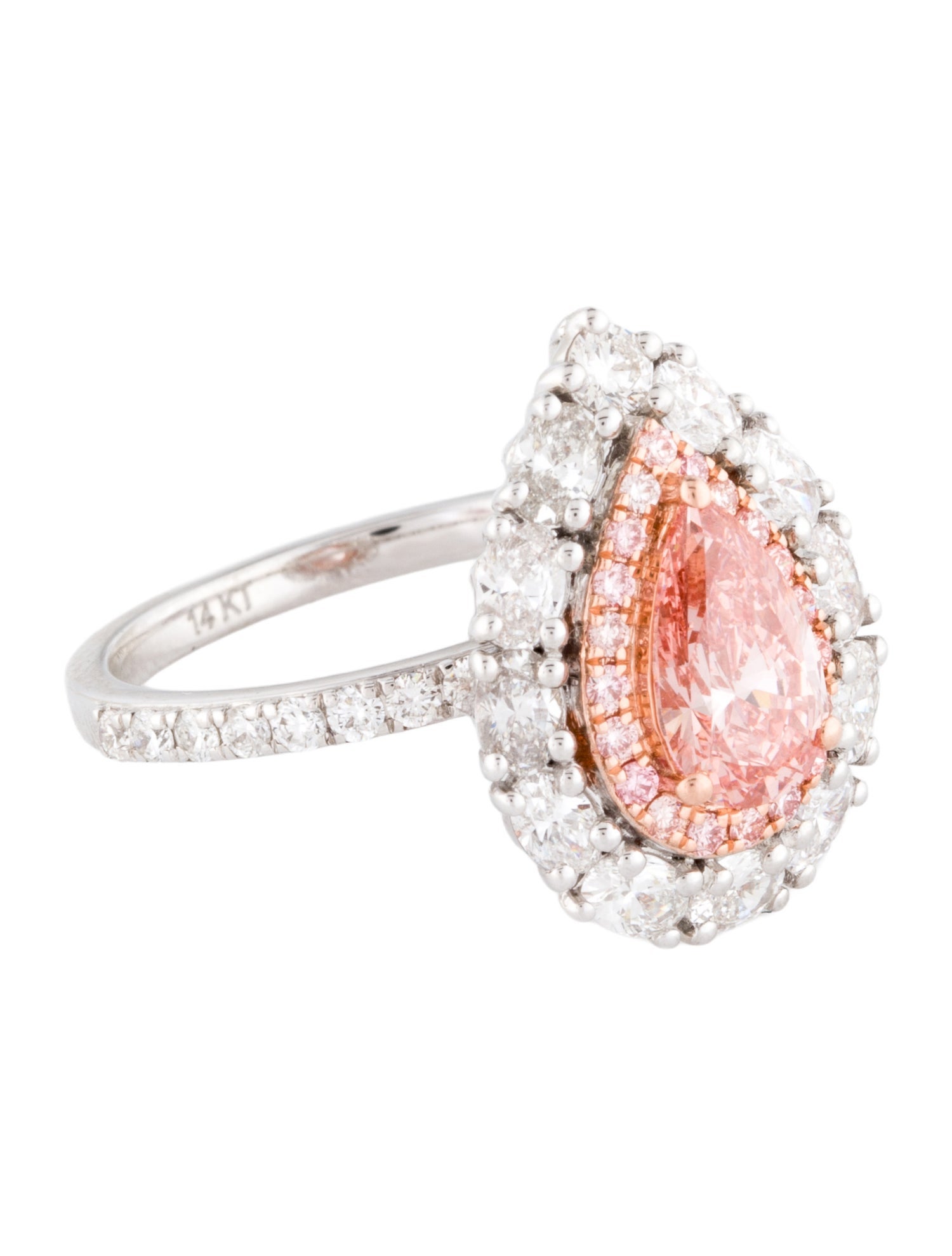 Ring 14K Lab-Grown Diamond Engagement Ring