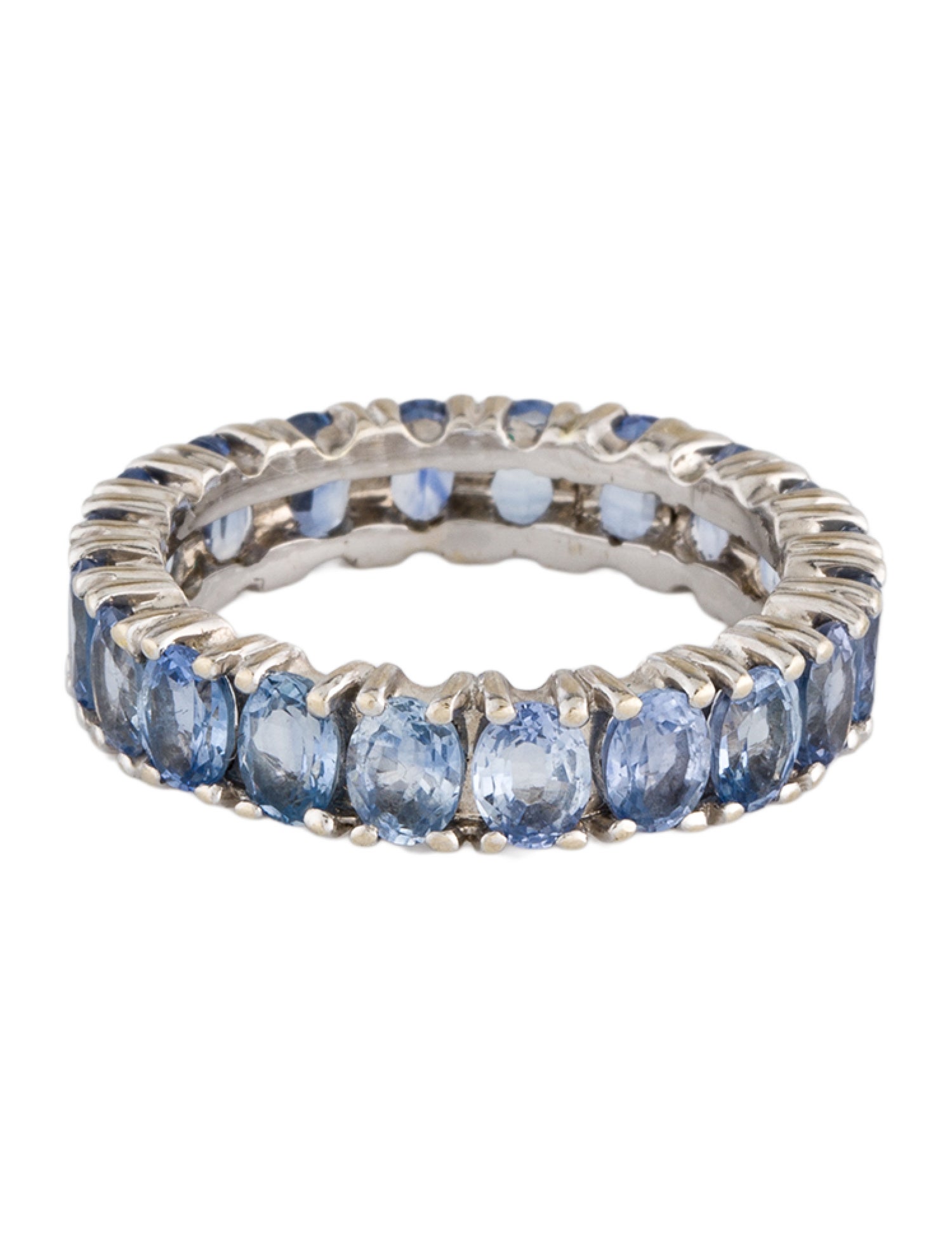 Ring 14K 3.20ctw Sapphire Eternity Band