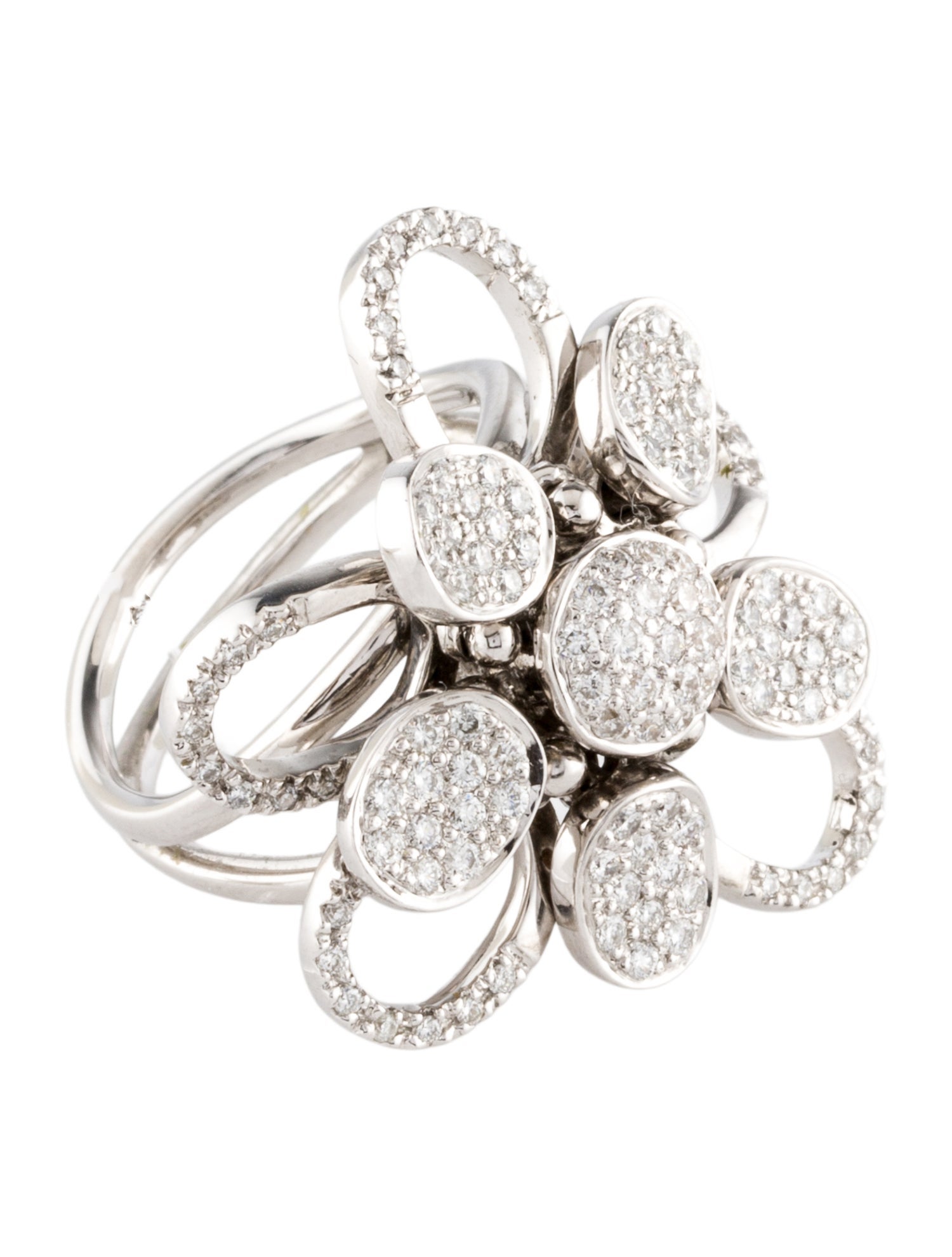 Ring 18K Diamond Flex Cocktail RIng