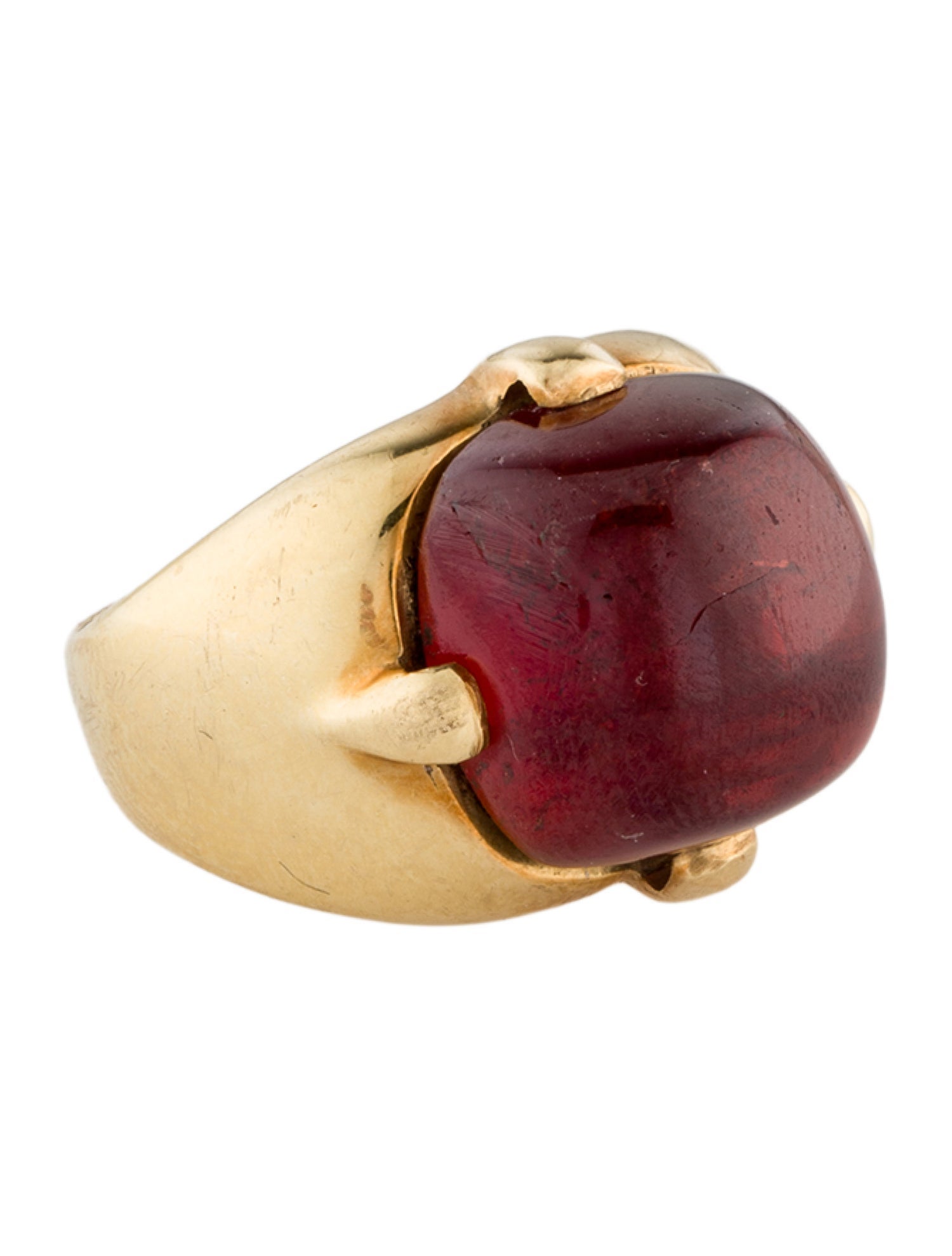 Ring 18K 19.06ct Spessartine Garnet Cocktail Ring