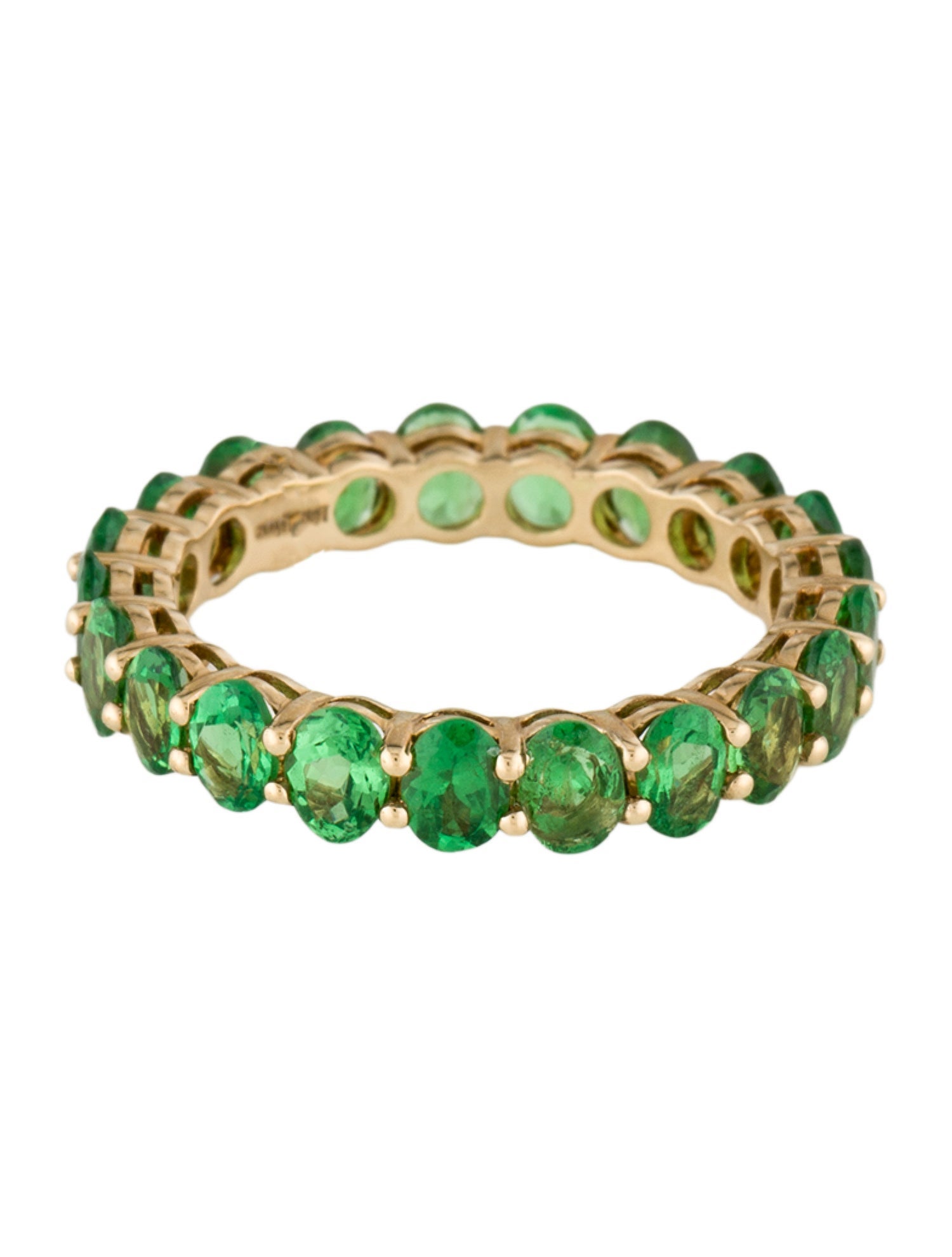 Ring Marco Moore 14K 3.76ctw Tsavorite Garnet Eternity Band
