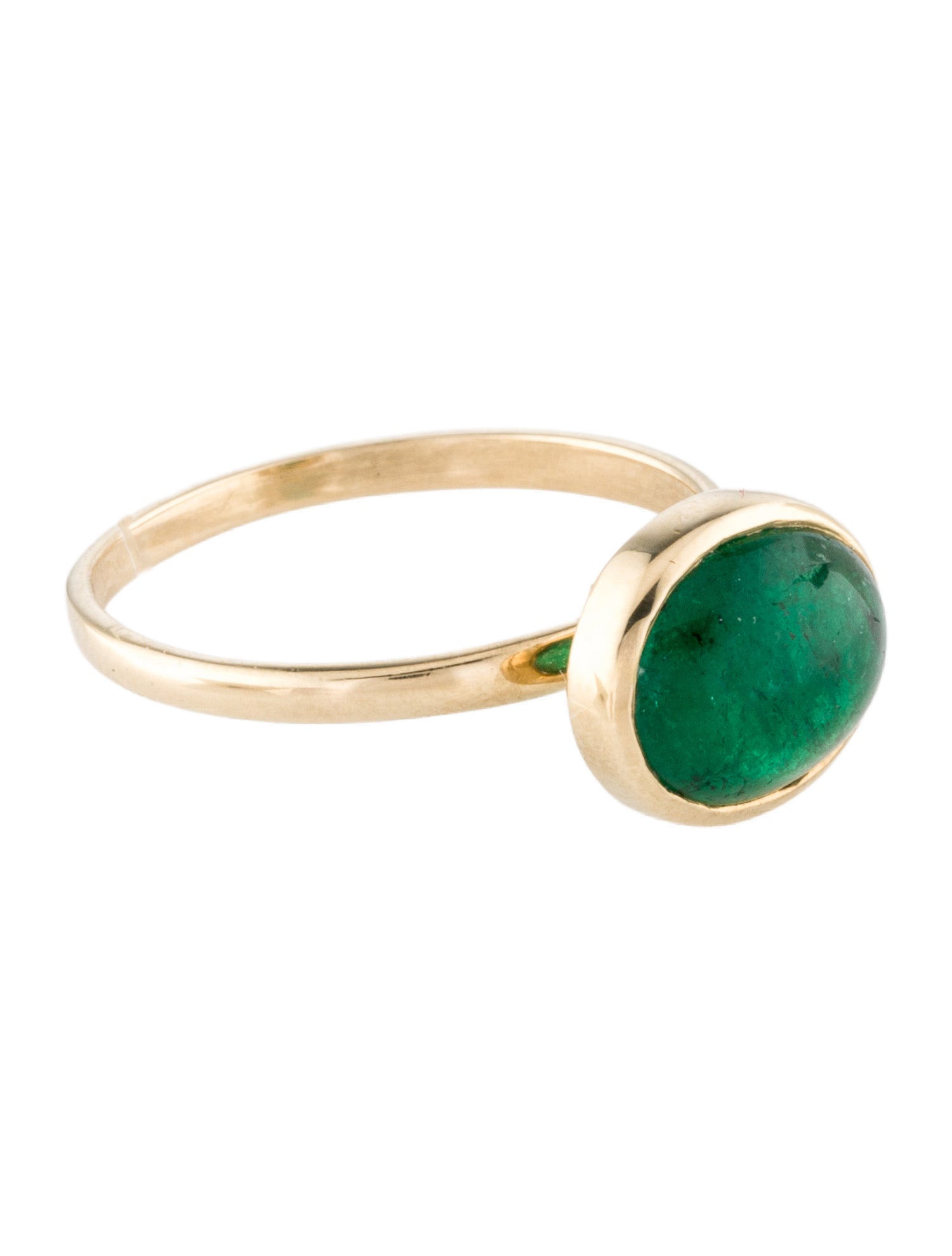 Ring 14K 2.56ct Emerald Cocktail