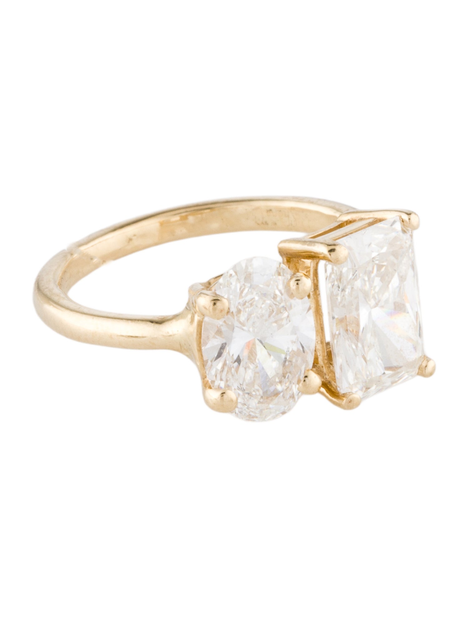 Ring 14K 2.61ctw Lab-Grown Diamond Cocktail