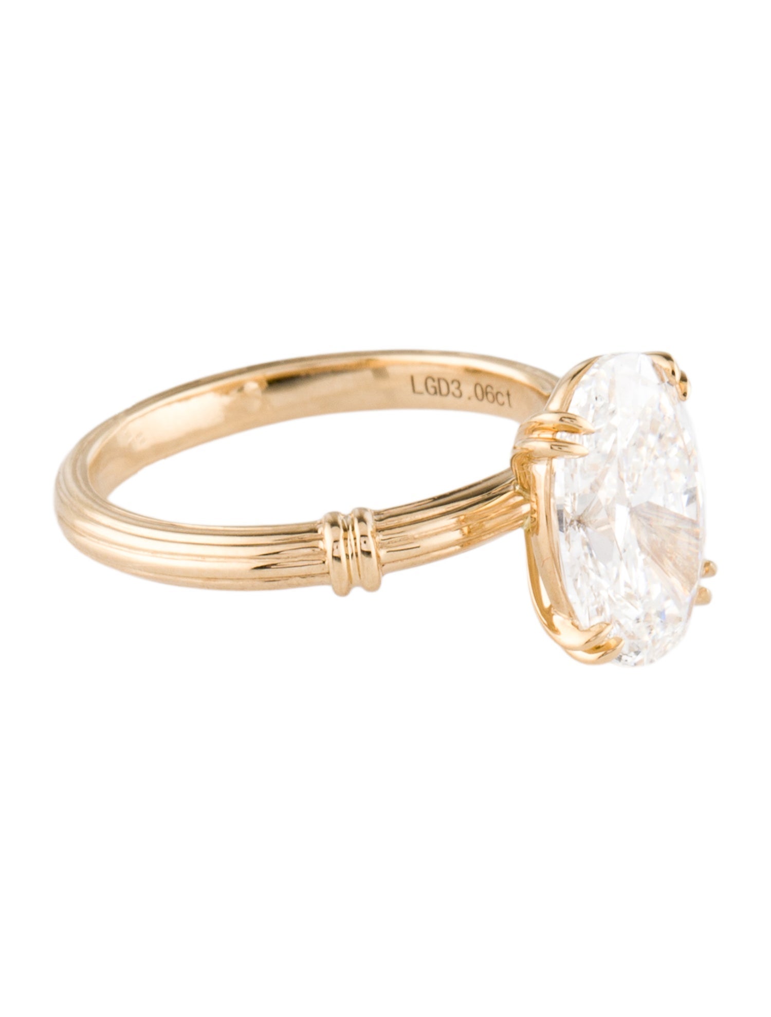 Ring 3.06ct Lab-Grown Diamond Engagement