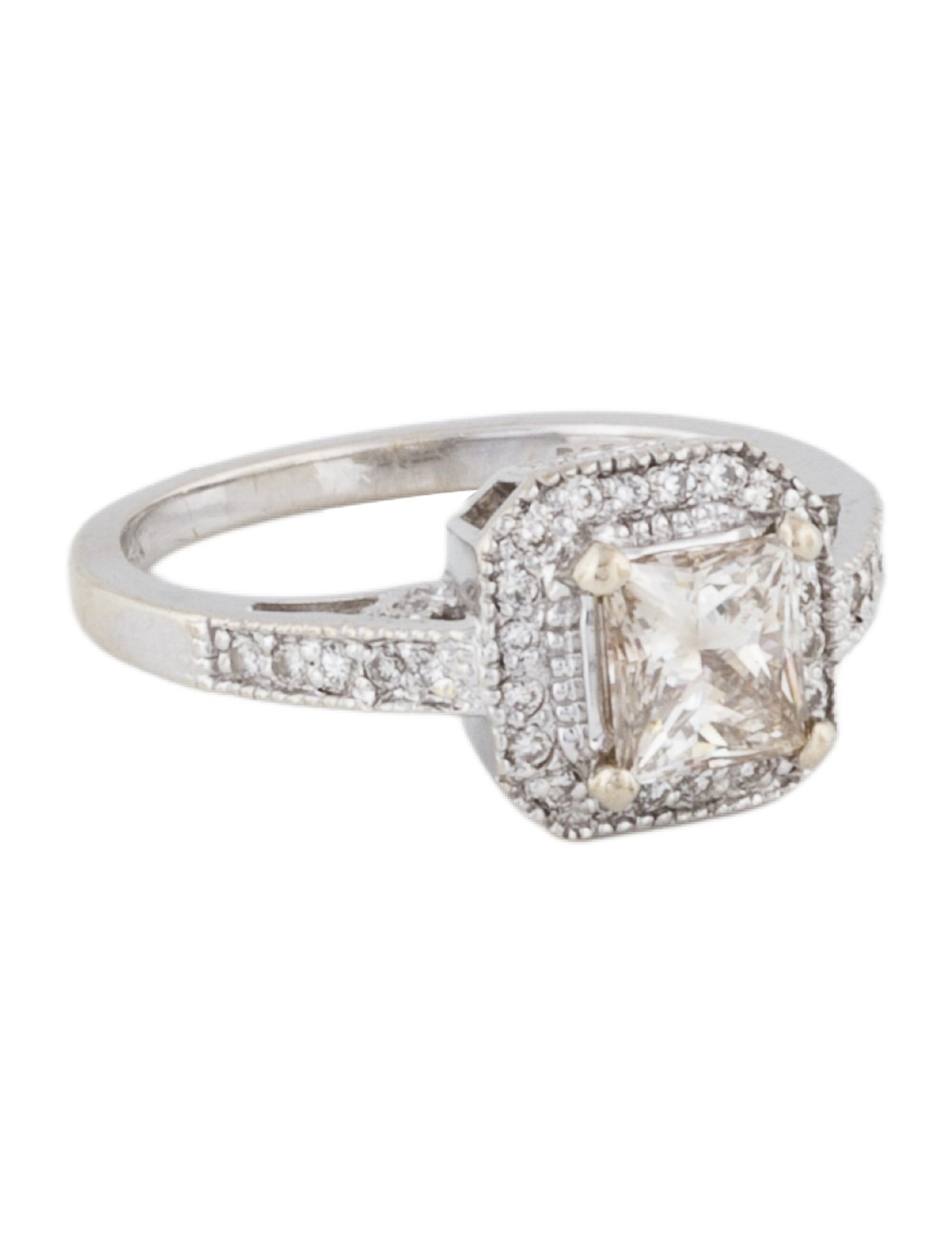 Ring 1.21ctw Diamond Halo Engagement