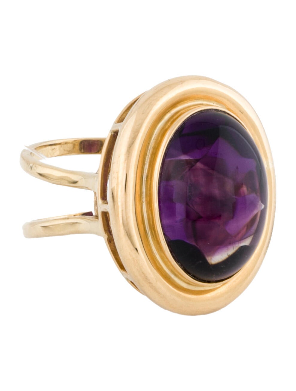 Ring 18K Amethyst Cocktail