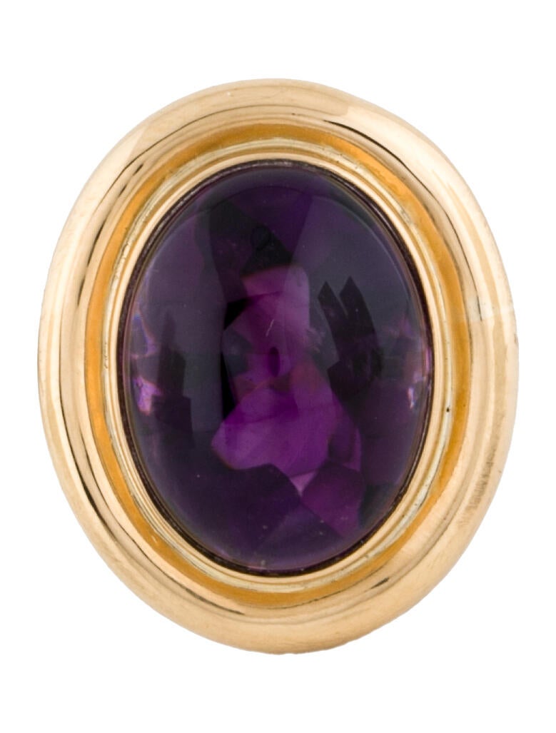 Ring 18K Amethyst Cocktail