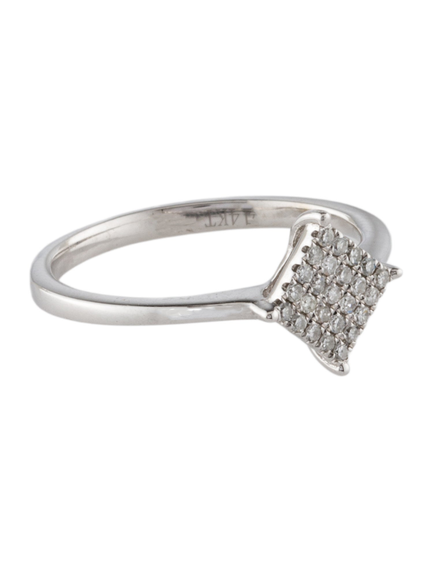 Ring 14K Pavé Diamond
