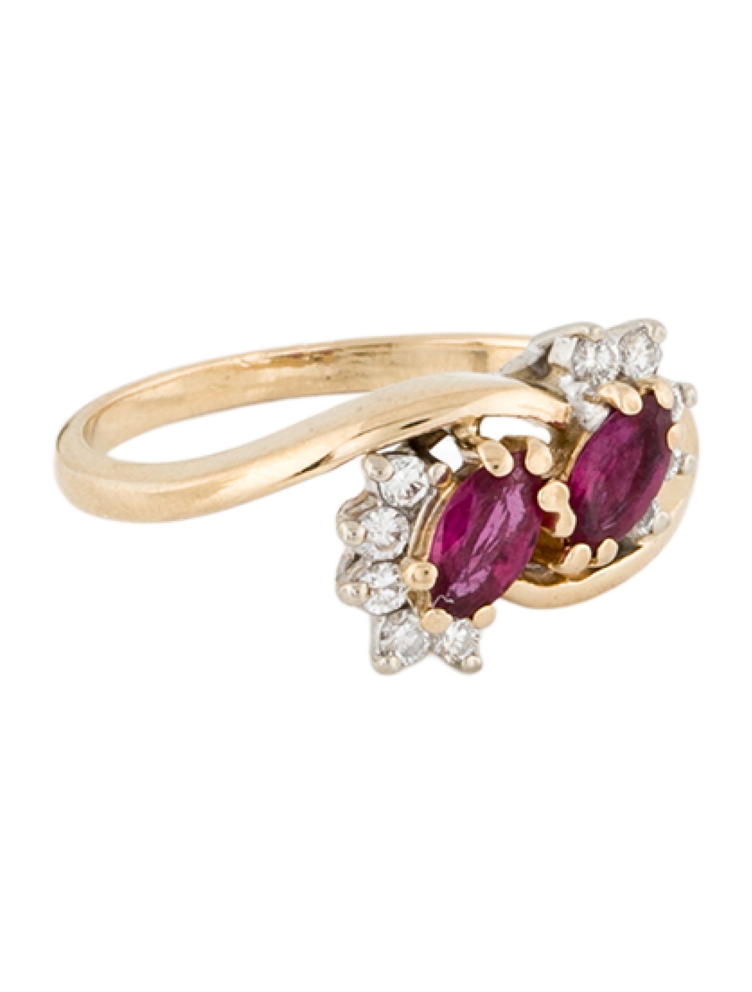 Ring 14 Ruby & Diamond Cocktail