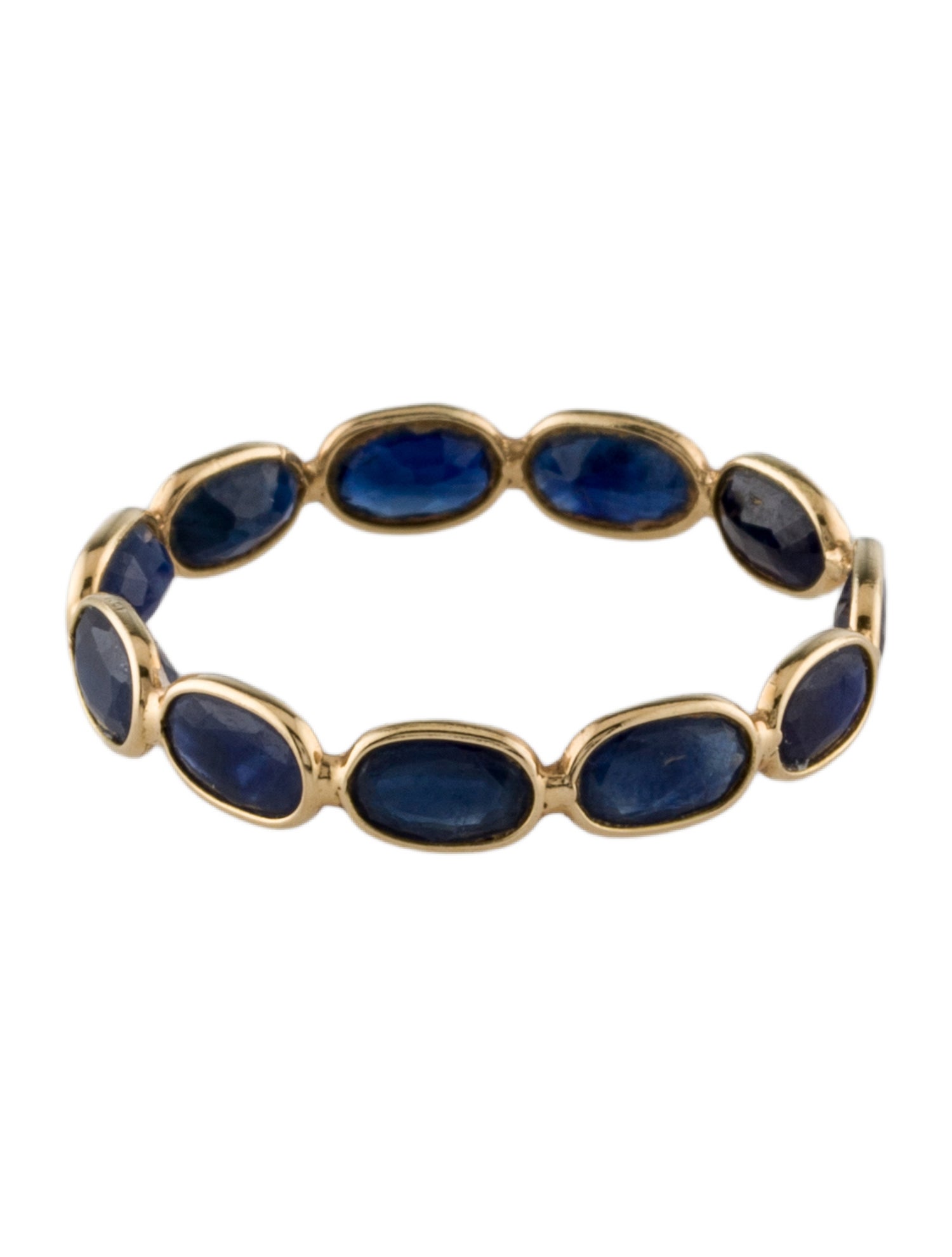 Ring 18K 2.86ctw Sapphire Eternity Band