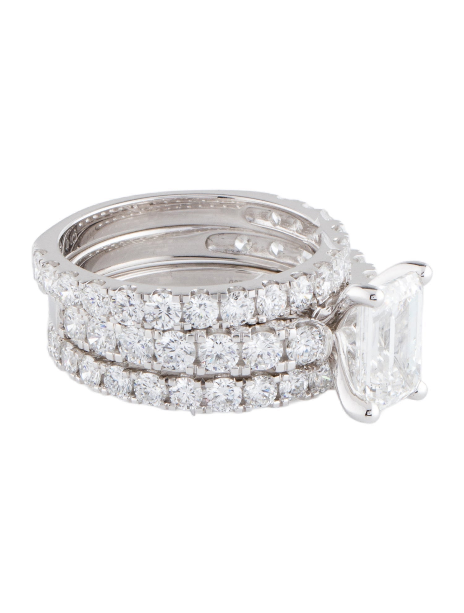 Ring 14K 5.00ctw Lab-Grown Diamond Wedding Set