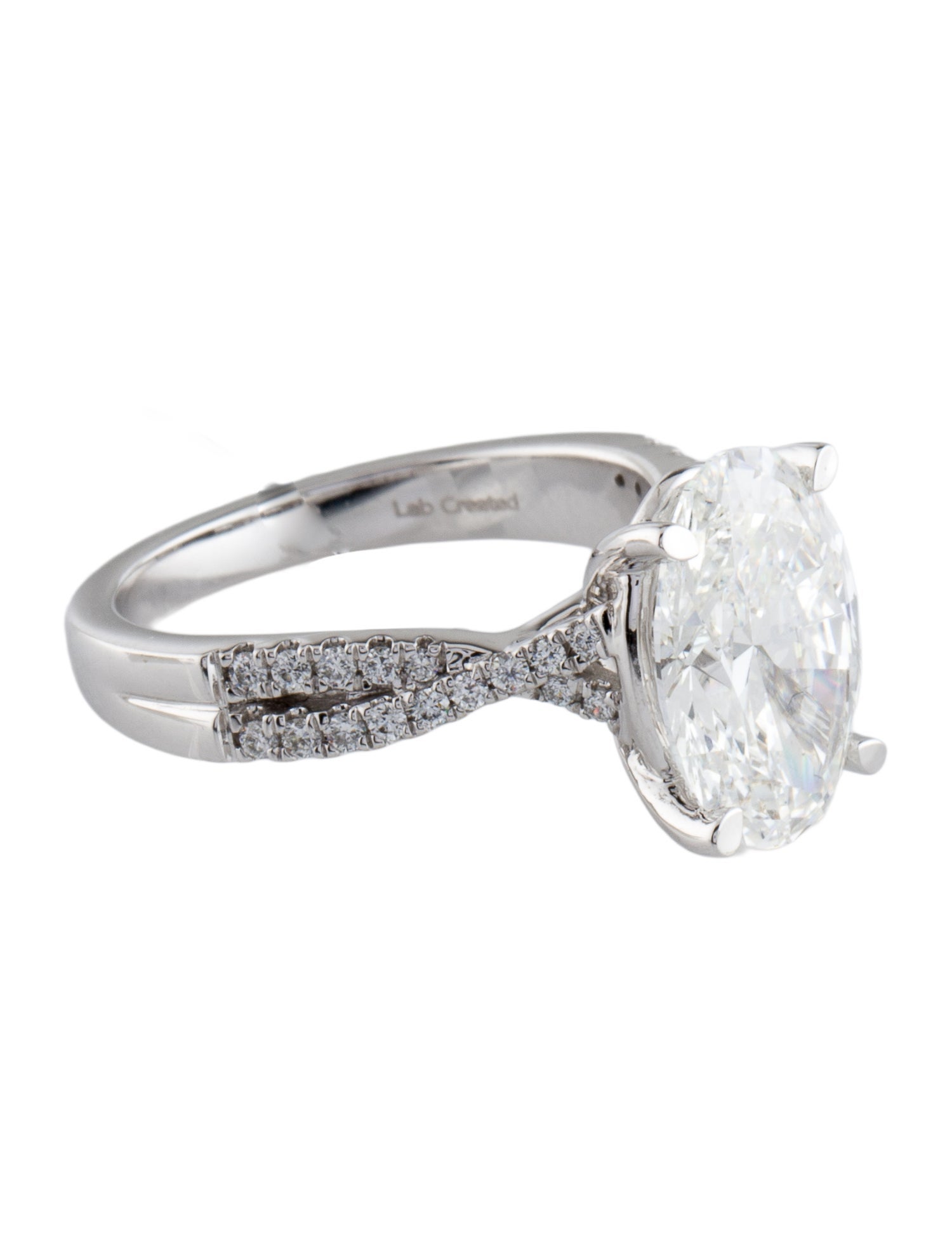 Ring 4.05ct Lab-Grown Diamond Engagement