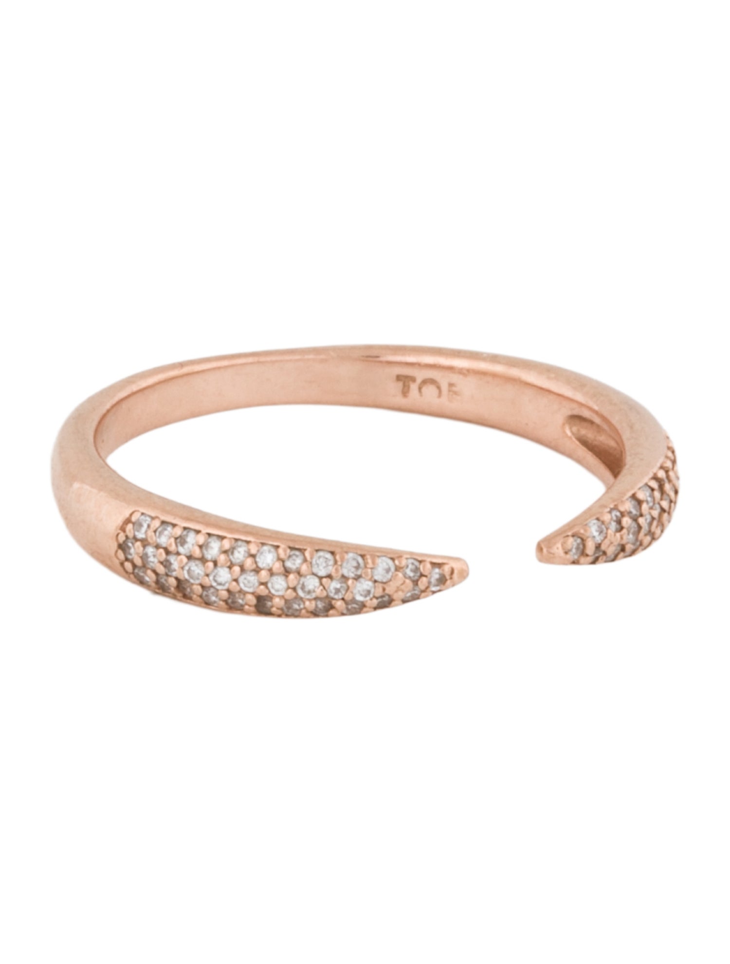 Ring 14K Diamond Open Band