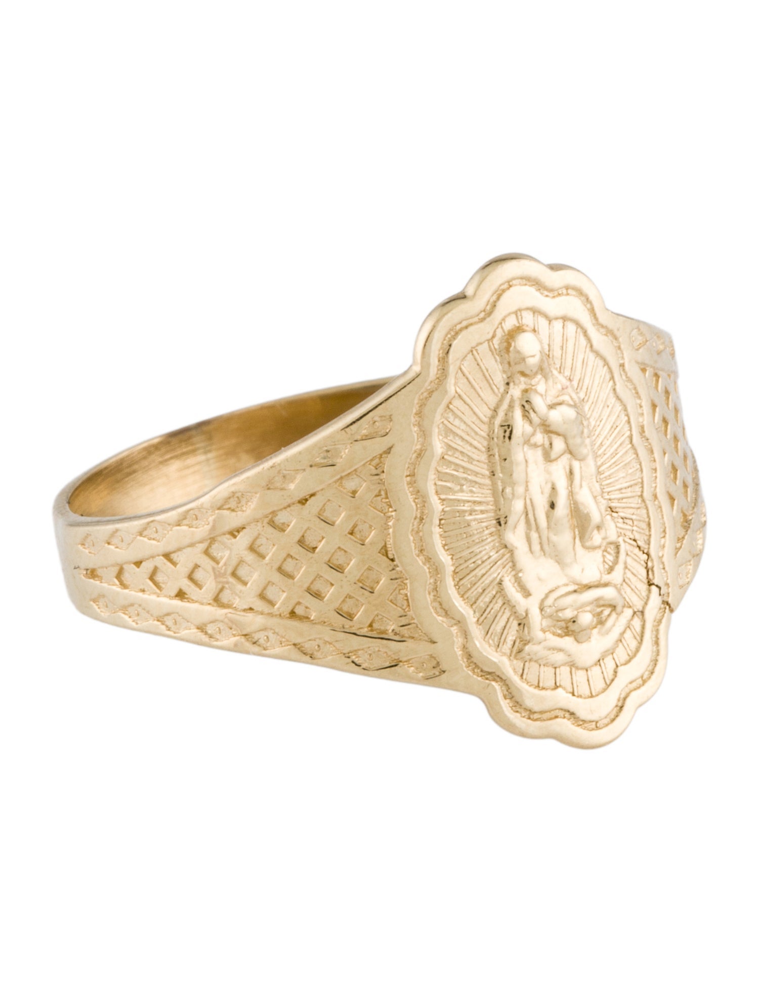 Ring 14K Mother Mary Cocktail