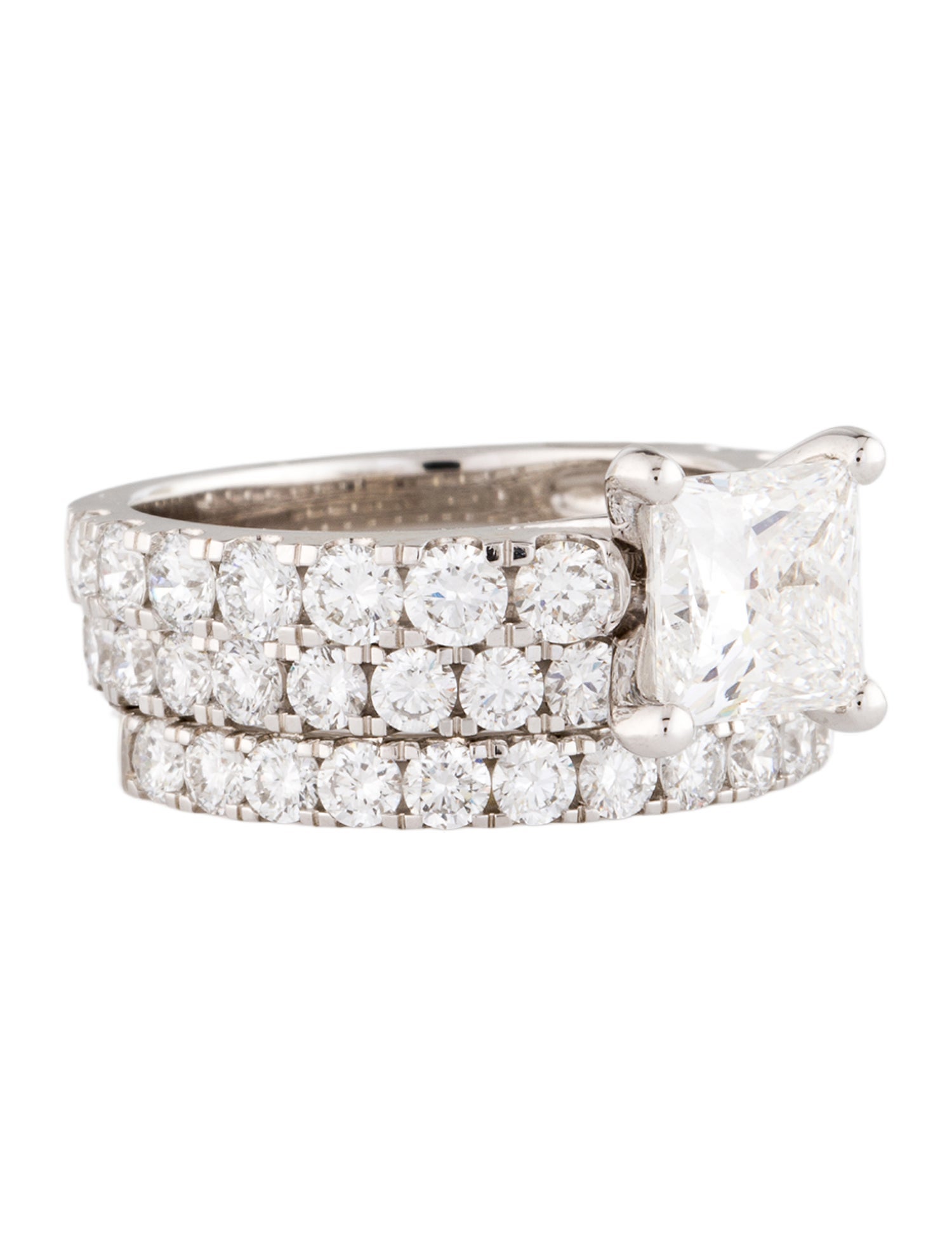 Ring 14K 5.00ctw Lab-Grown Diamond Wedding Set