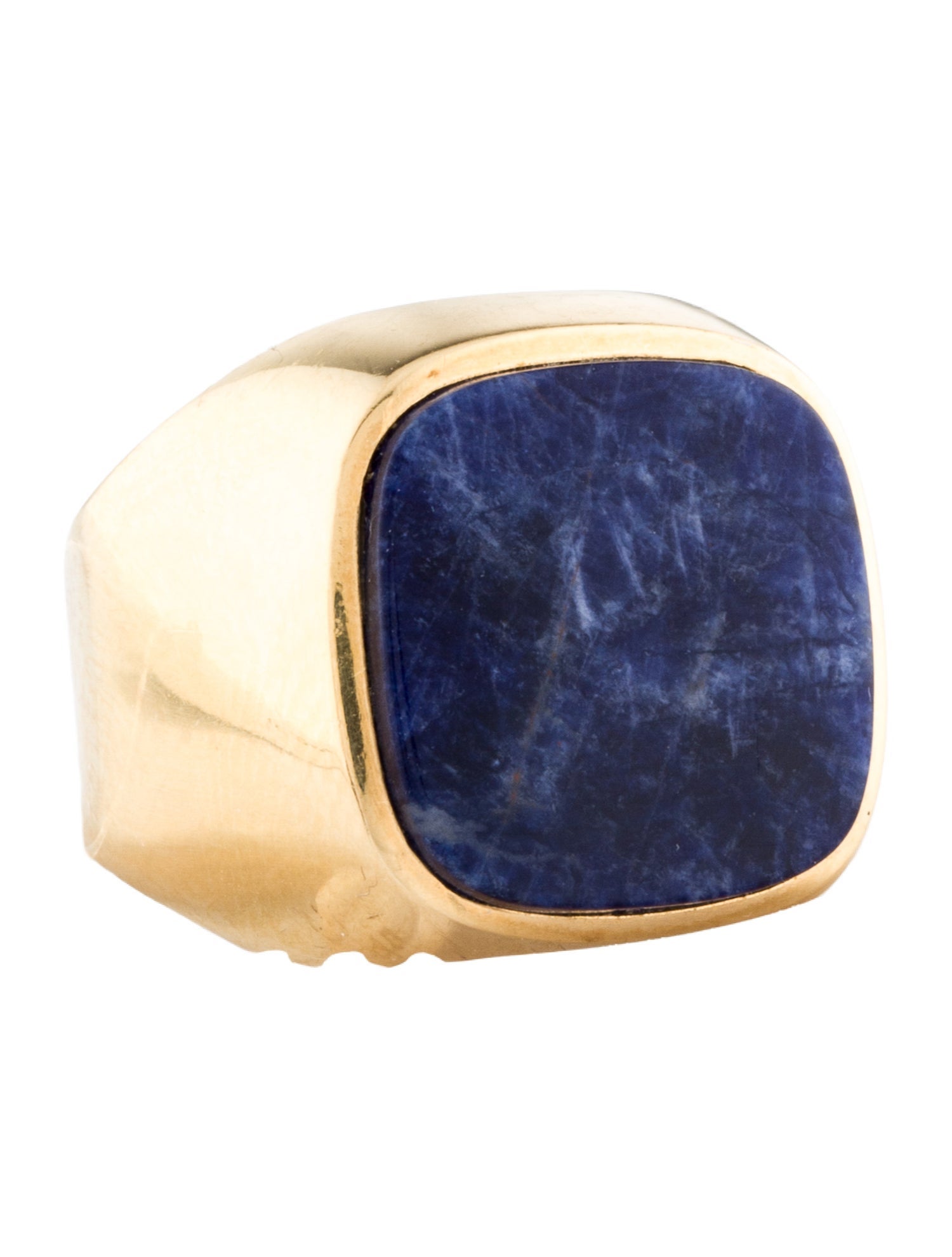 Ring 18K Sodalite Signet