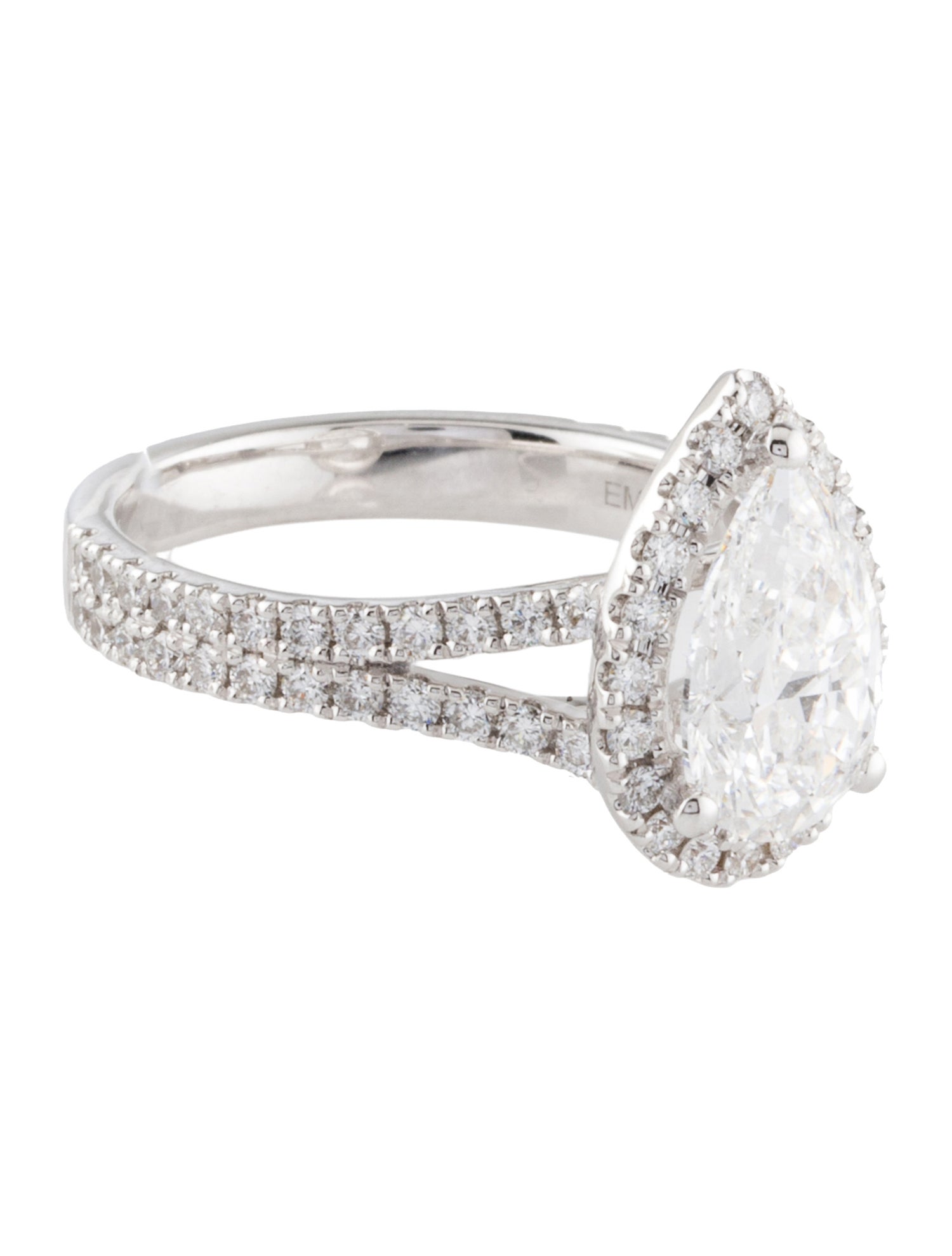 Ring 18K 2.78ctw Lab-Grown Diamond