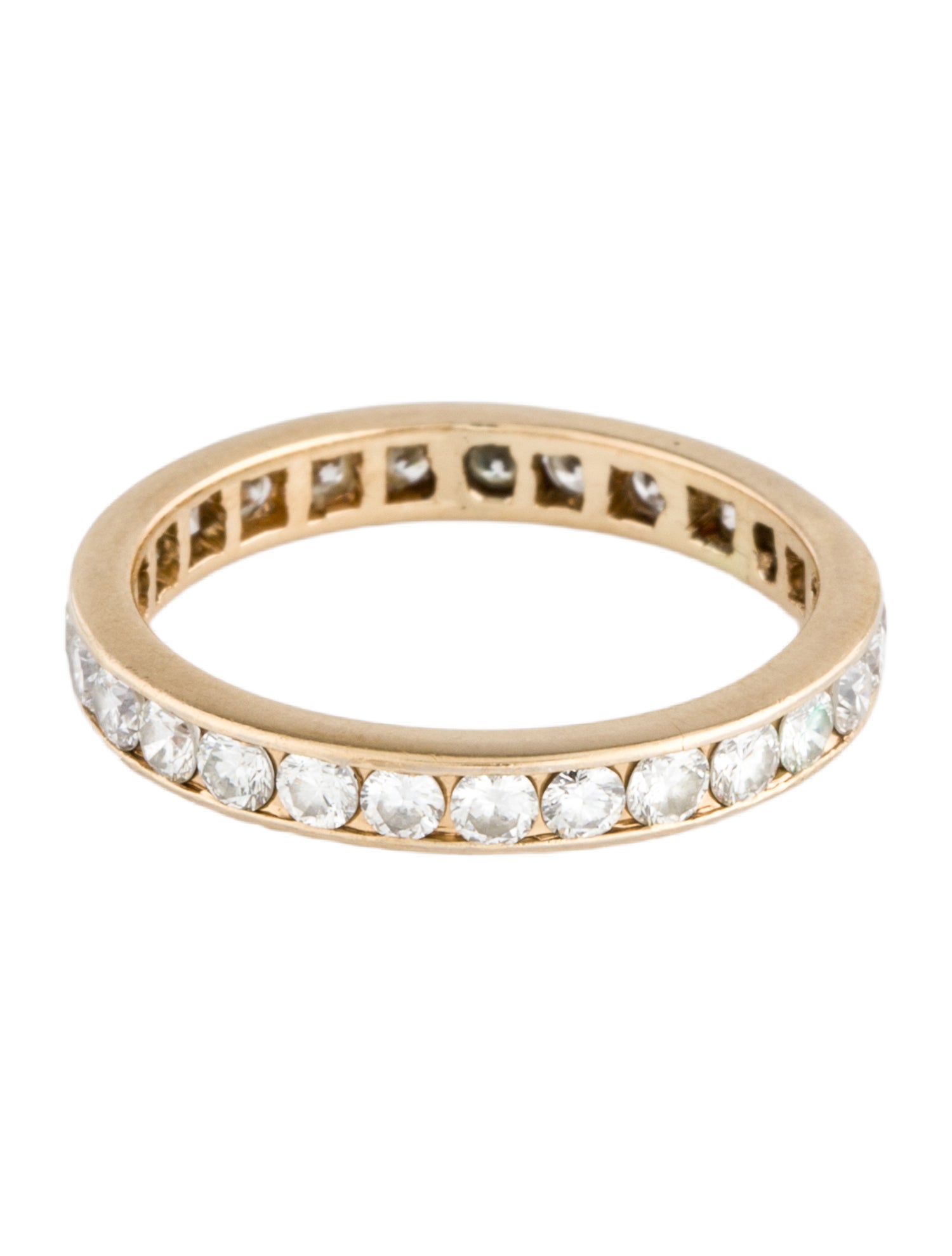 Ring 14K Diamond Channel Set Eternity Ring