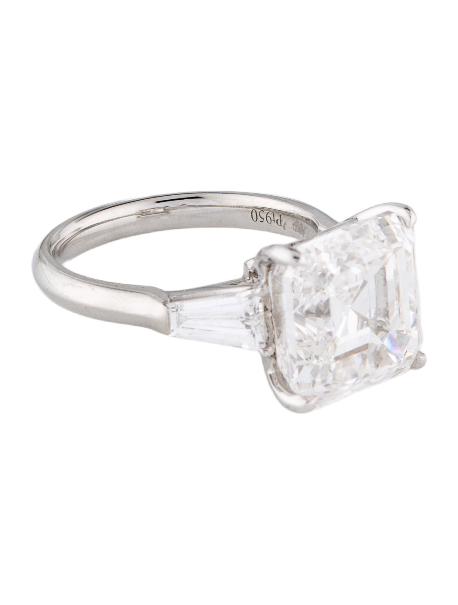 Ring Platinum 8.19ct Lab-Grown Diamond Engagement Ring