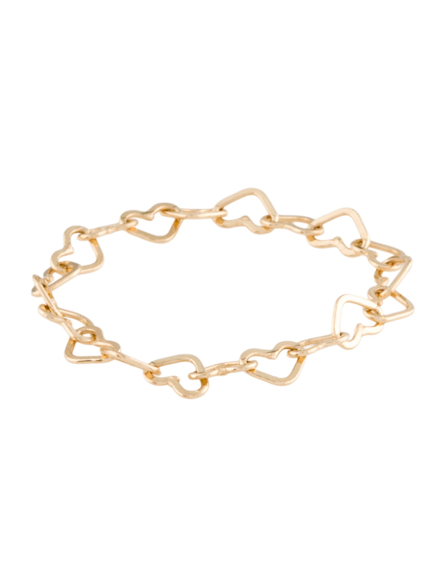 Ring 14K Heart Chain