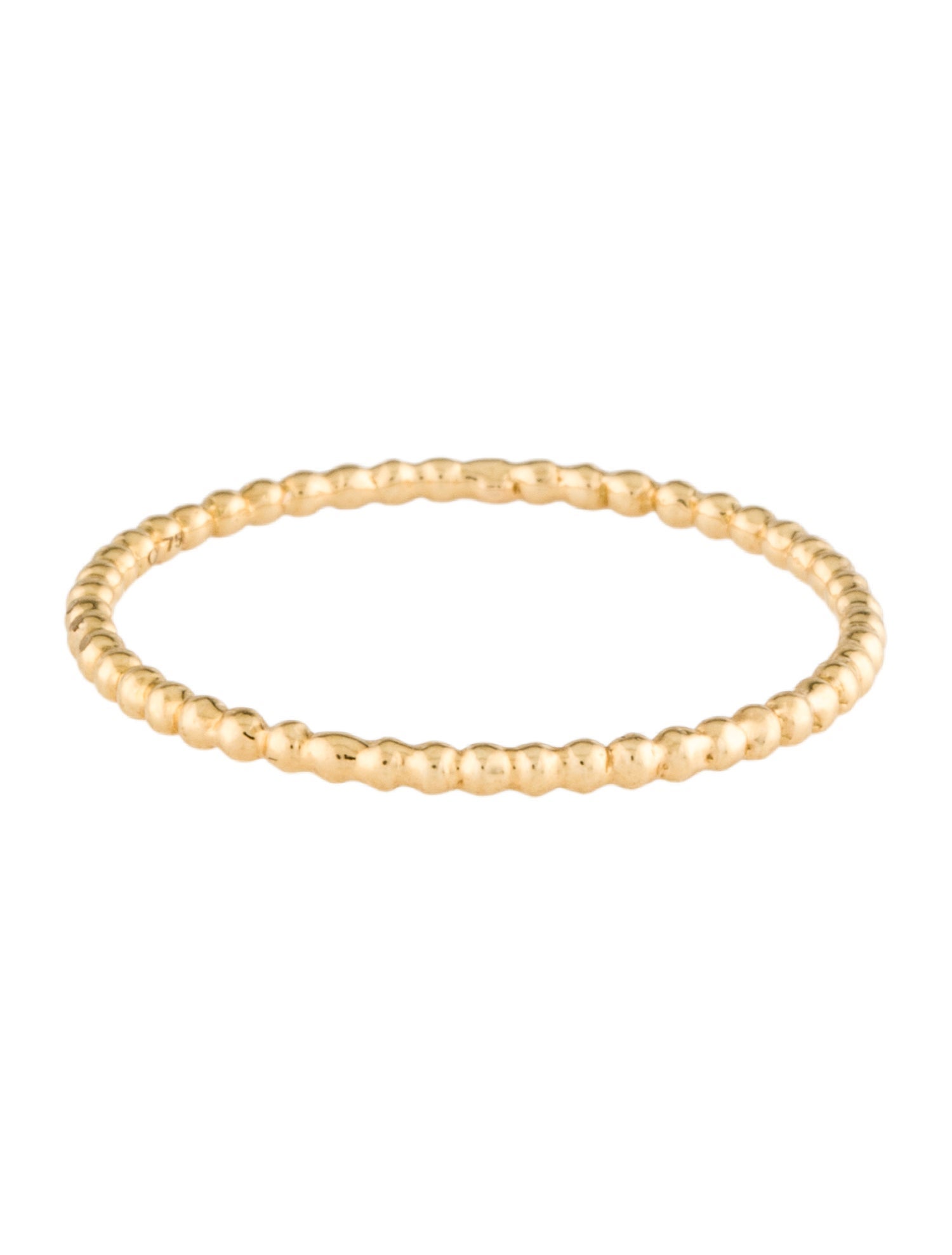 Ring 18K Beaded Band