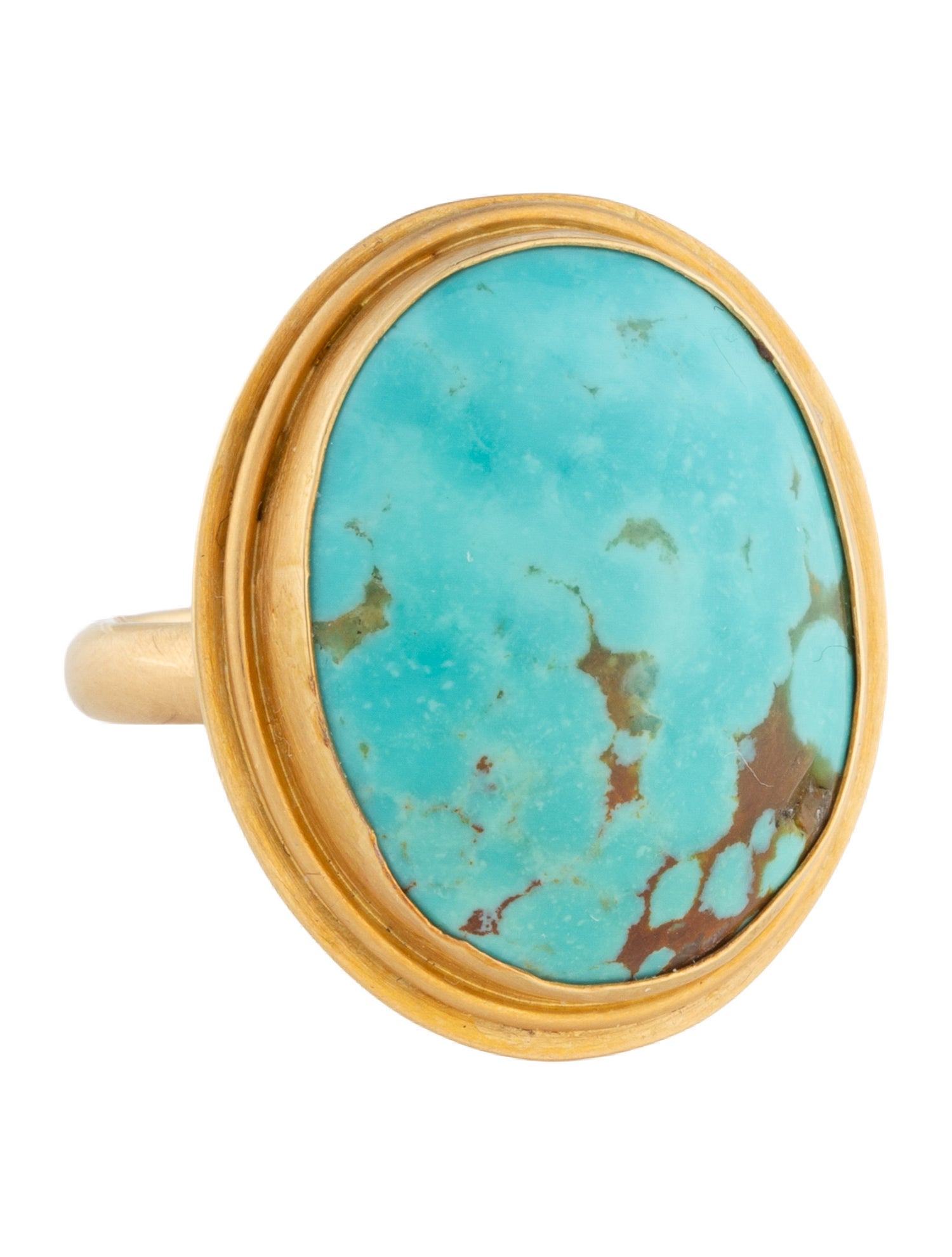 Ring Greig Porter 18K Turquoise Cocktail