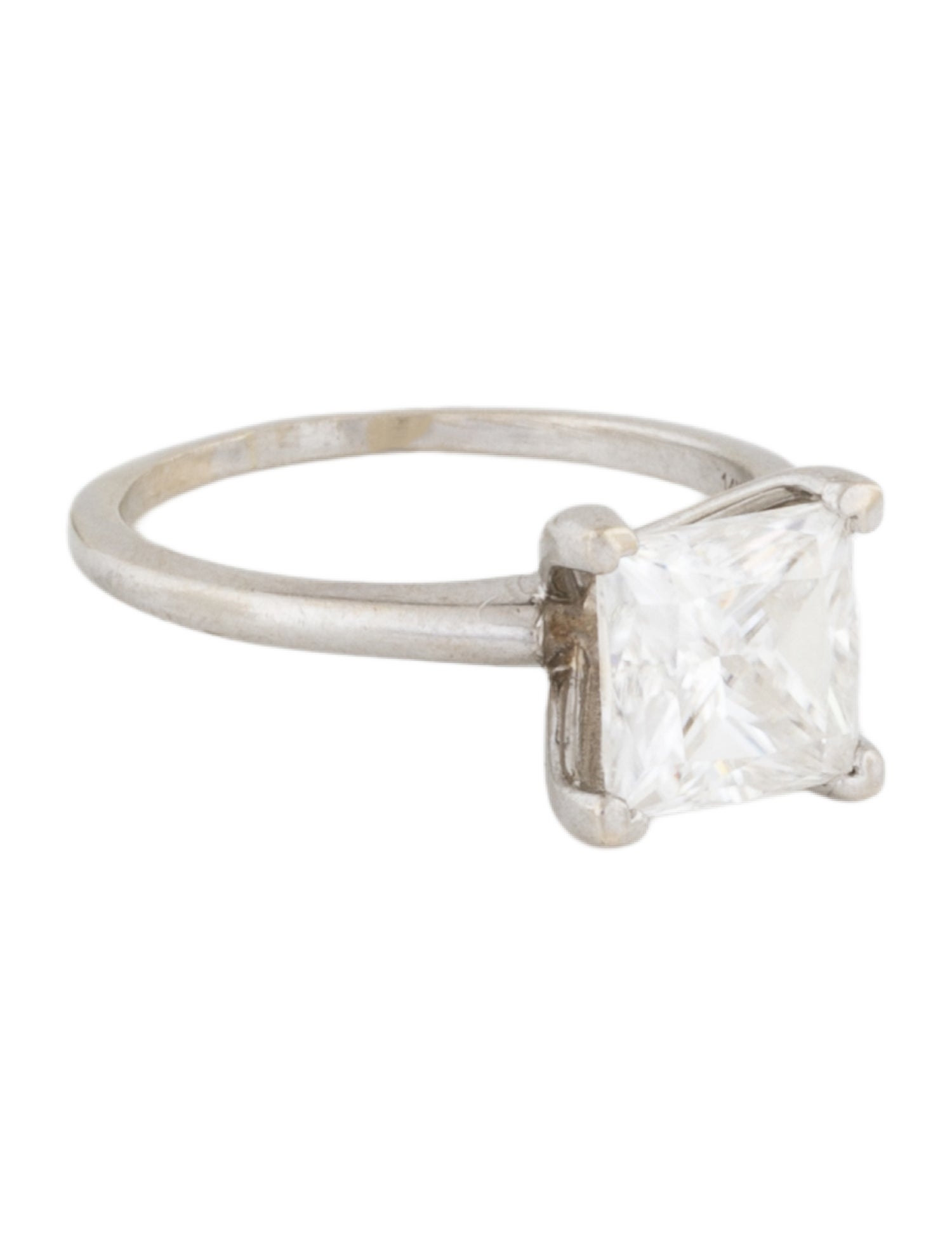 Ring 14K Moissanite Solitaire Engagement