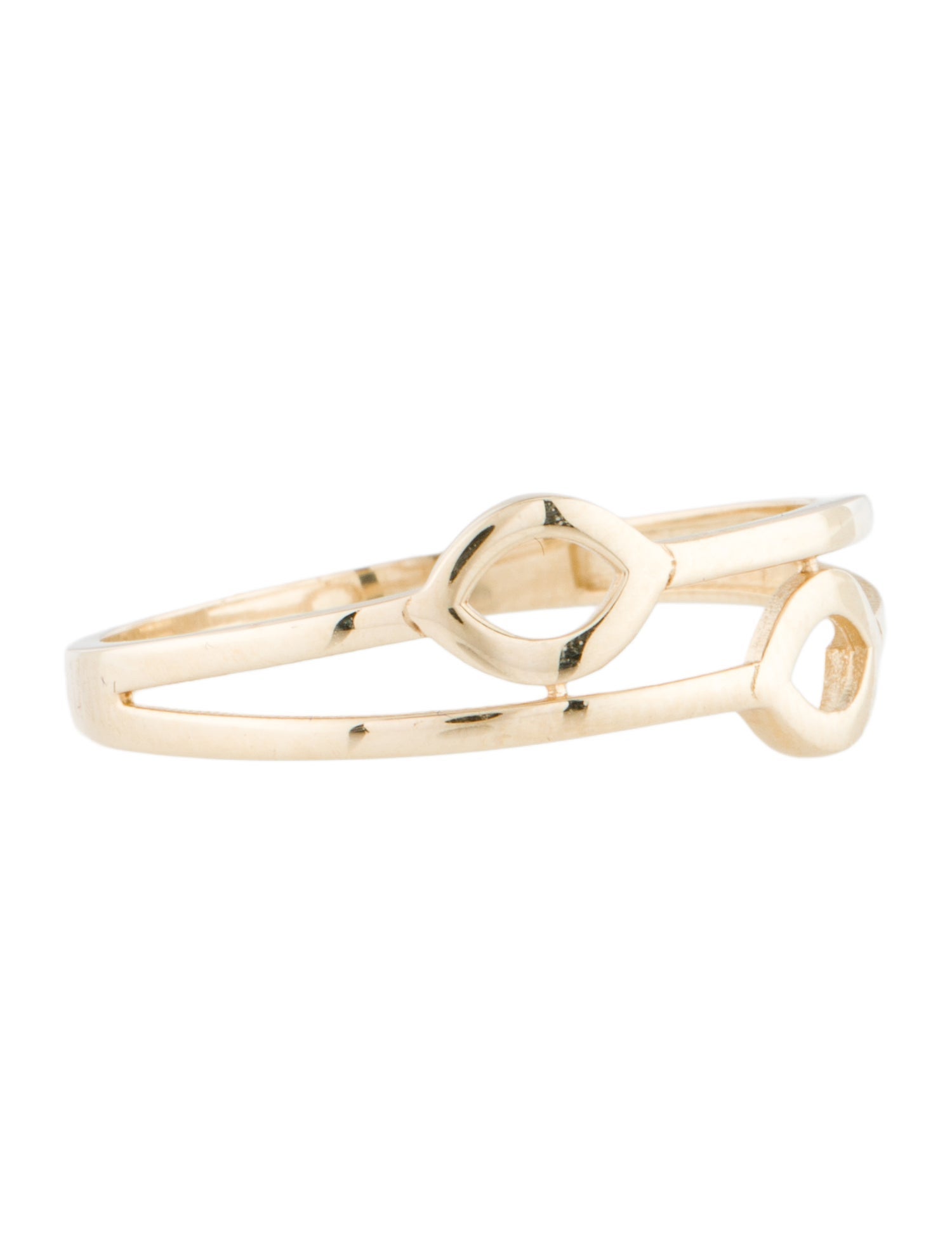 Ring 14K Cutout Band