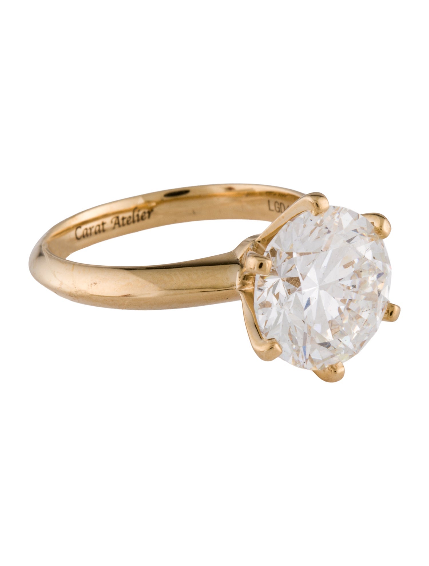 Ring Carat Atelier 4.08ct Lab-Grown Diamond Engagement