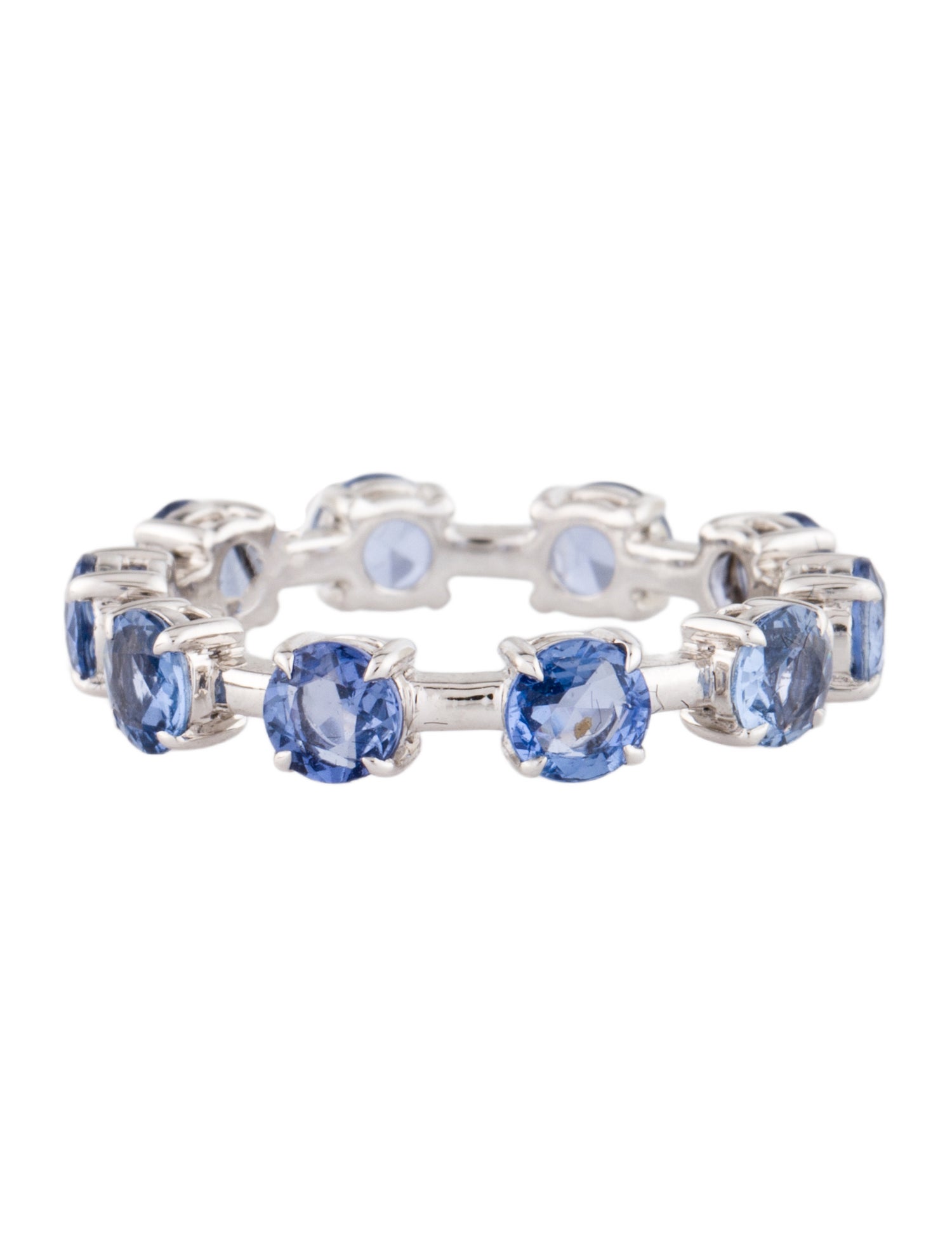 Ring 18K 3.19ctw Sapphire Band
