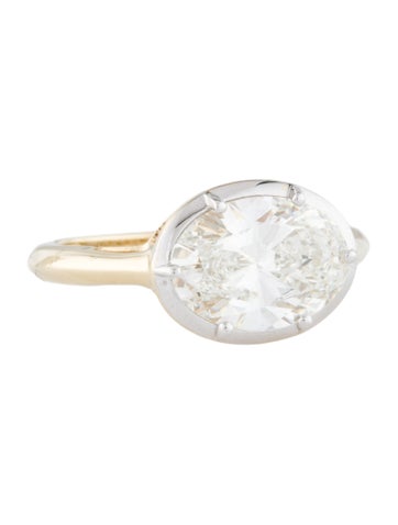 Pre-owned Ring 3.00ct Lab-grown Diamond Engagement  In Multi