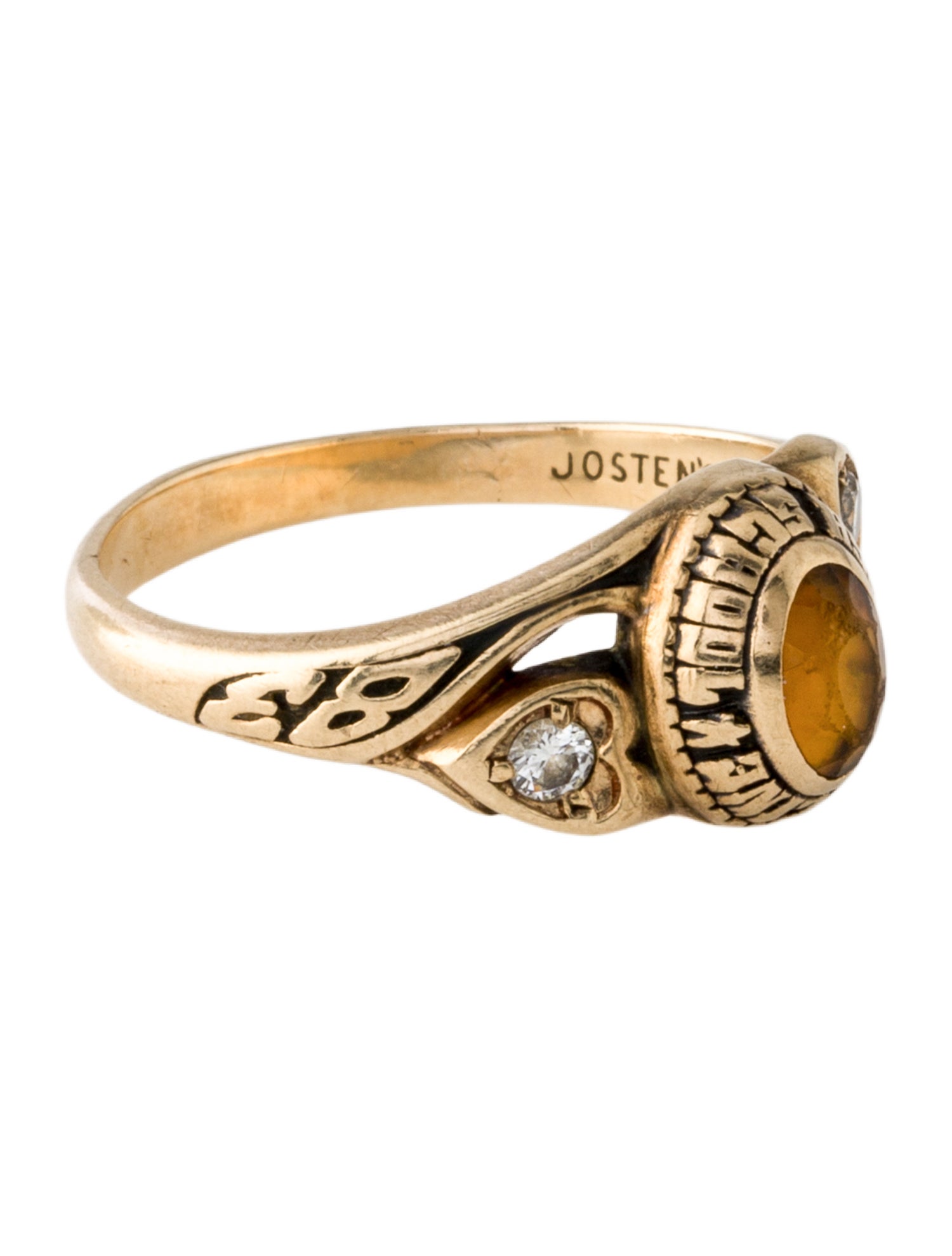 Ring 10K Synthetic Spinel Class Cocktail