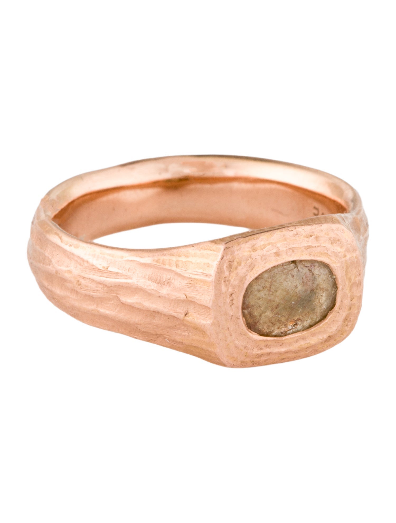 Ring 14K Diamond Signet