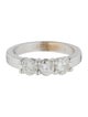 Ring 14K Three Stone Wedding Band