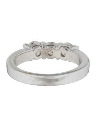 Ring 14K Three Stone Wedding Band